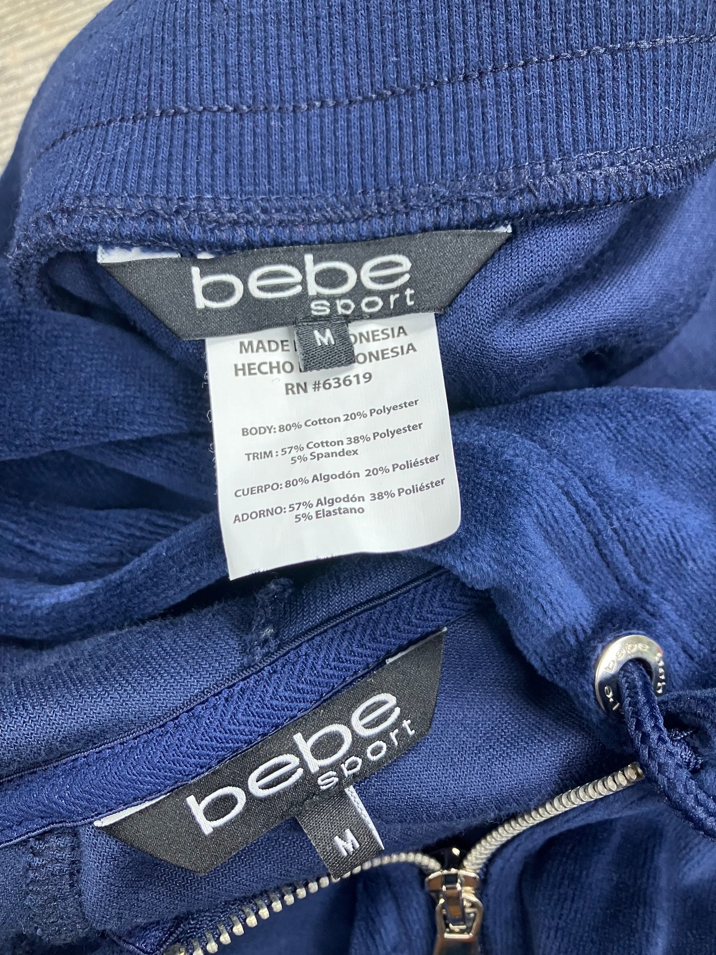 M-bebe rhinestone sweatsuit