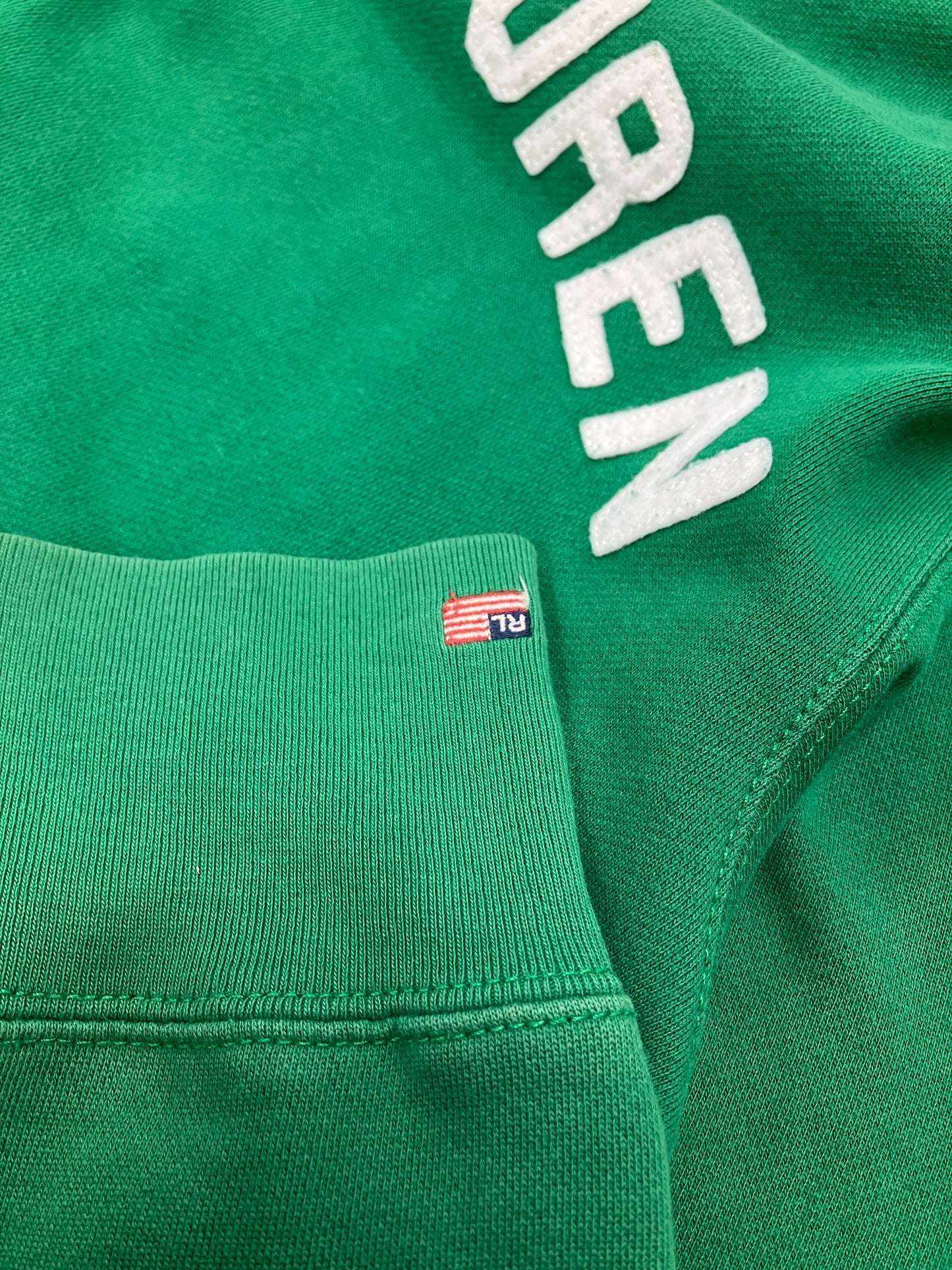 XL-Polo Jeans Company Green Zip Logo Hoodie