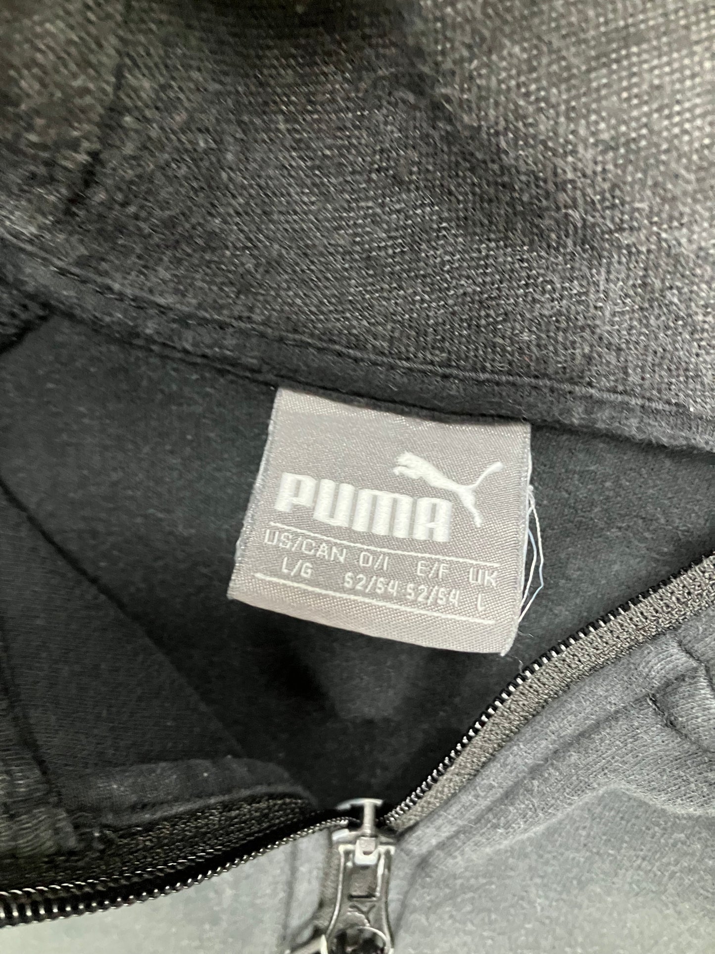 L-Puma Ferrari Black Zip Up Hoodie