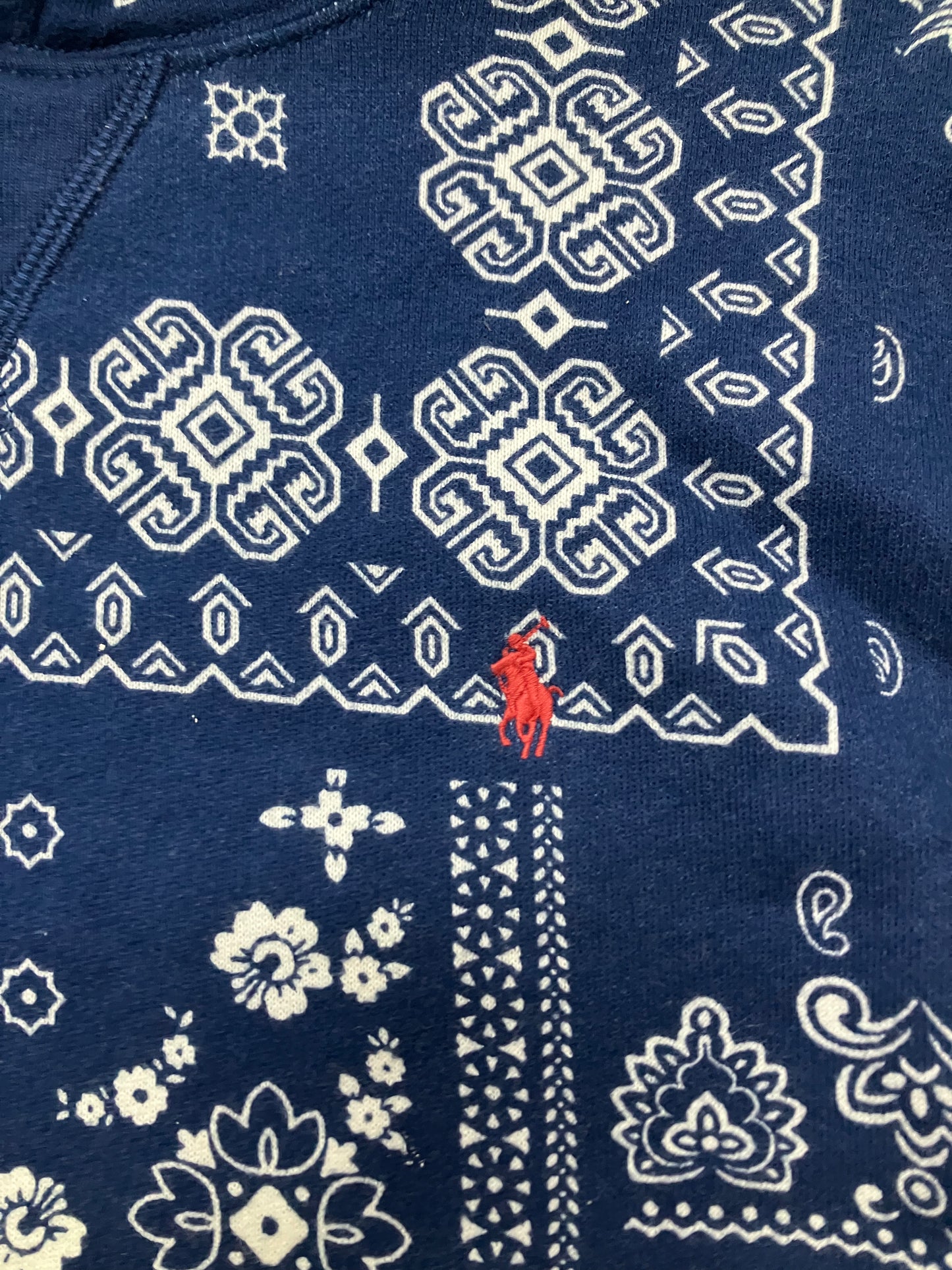 Polo Ralph Lauren Paisley Hoodie Size Youth XL