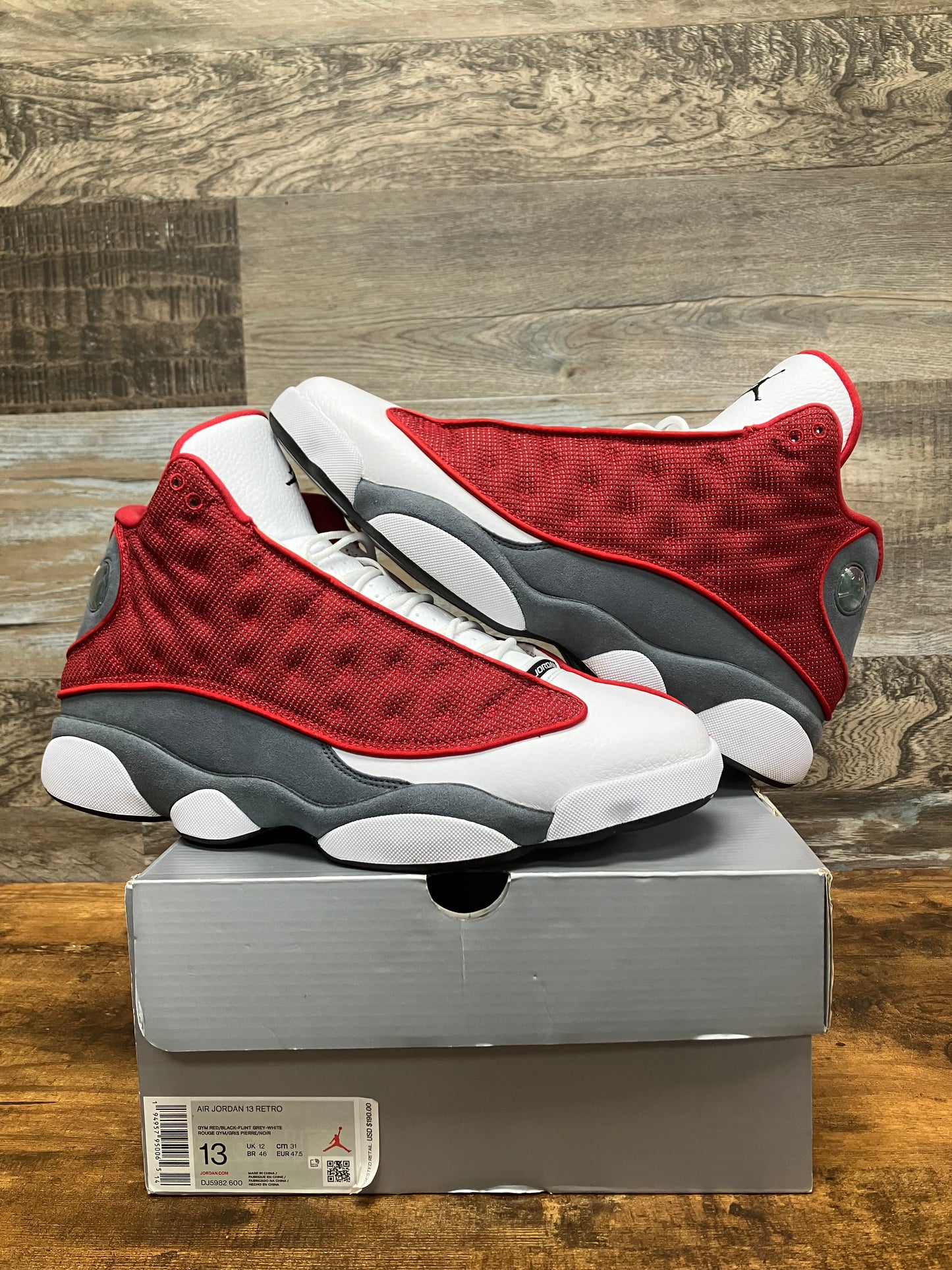 Air Jordan 13 Retro Gym Red Flint Sz 13
