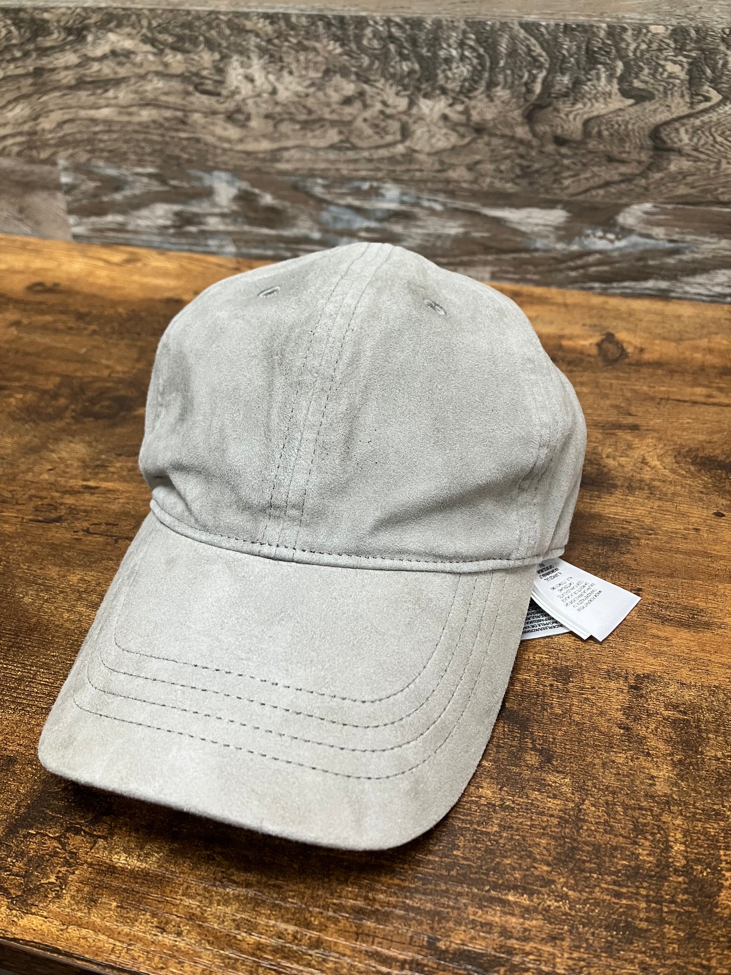 OS-Polo Grey Suede hat