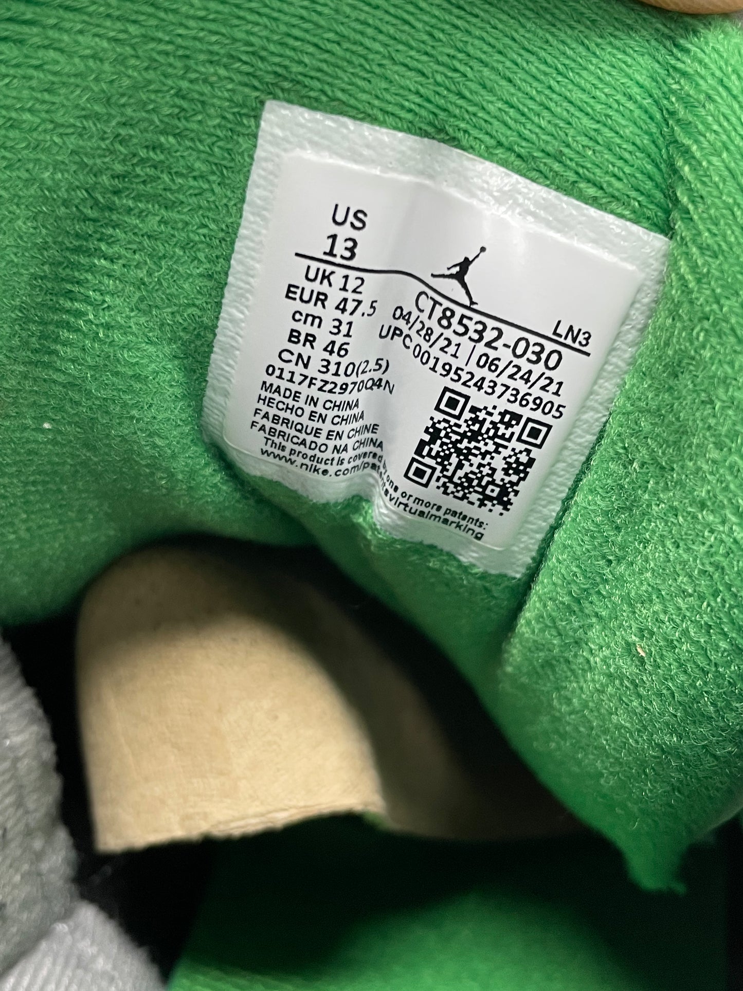 13-Air Jordan 3 Pine Green
