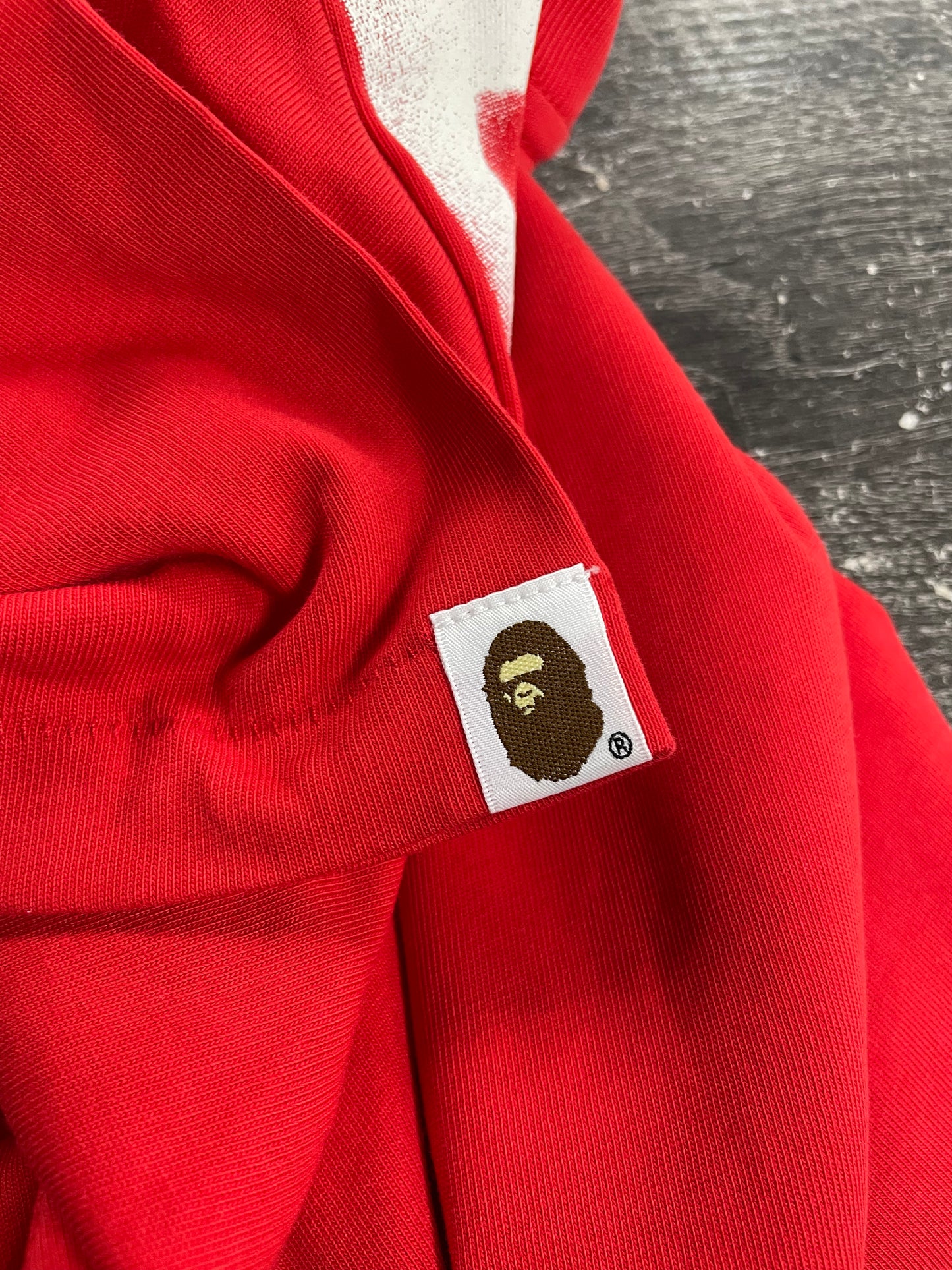 2XL-Bape Spray Paint Ape Face Tee