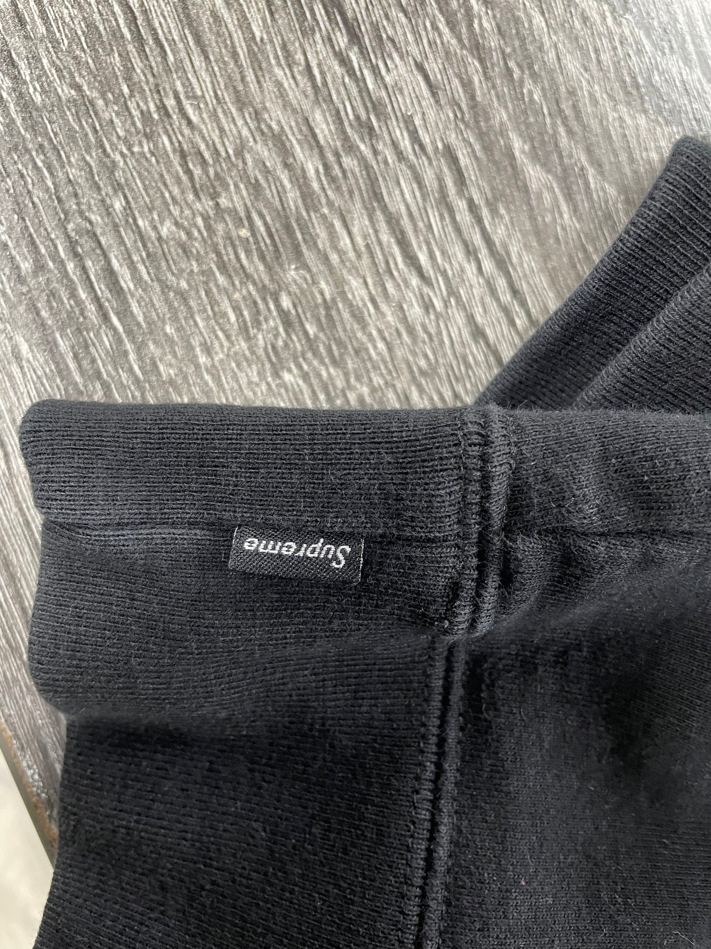 M-Supreme Black Studded hooded Sweatshirt