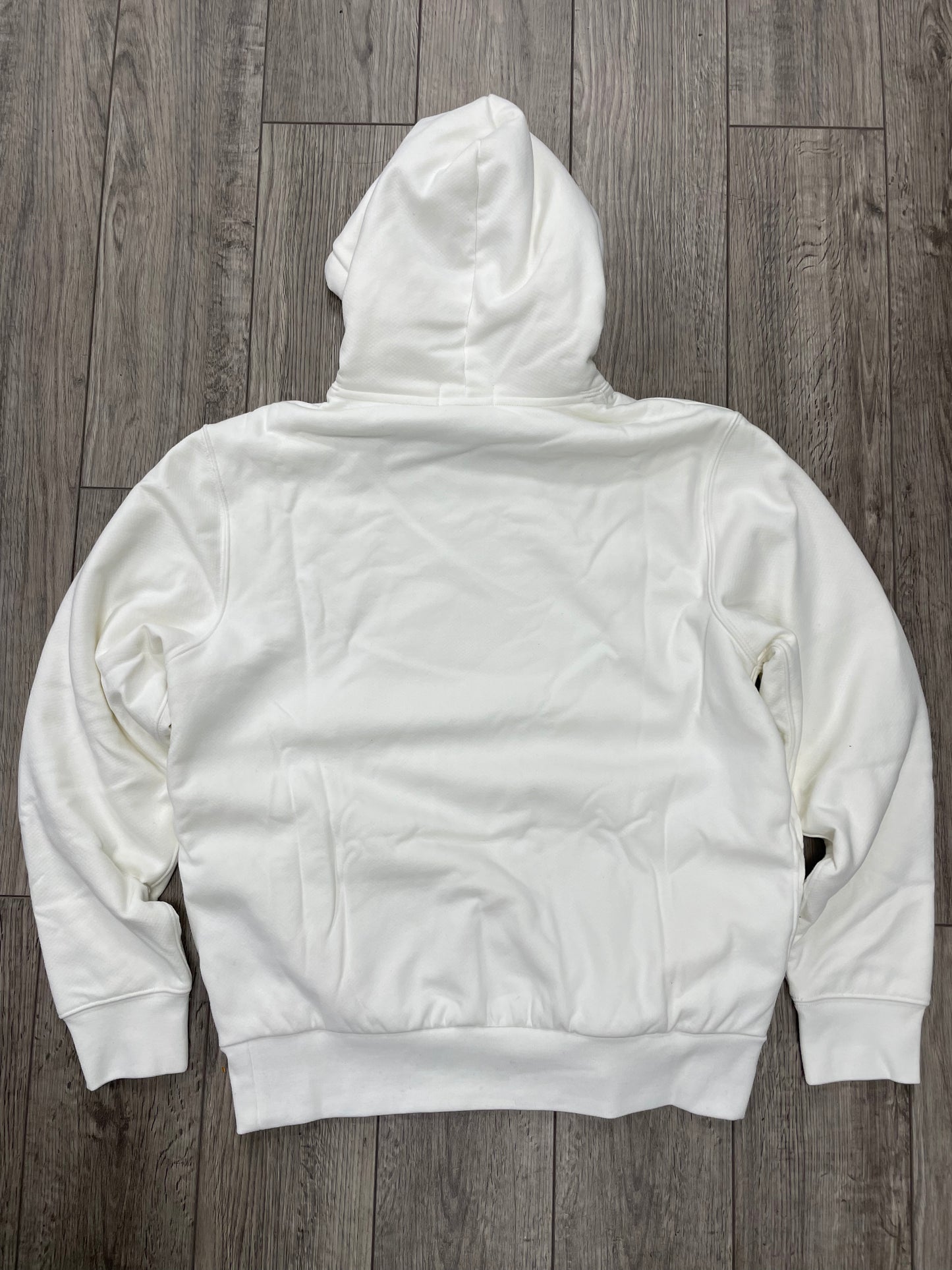 M-Polo Ralph Lauren Fleece Lined Bear White Hoodie