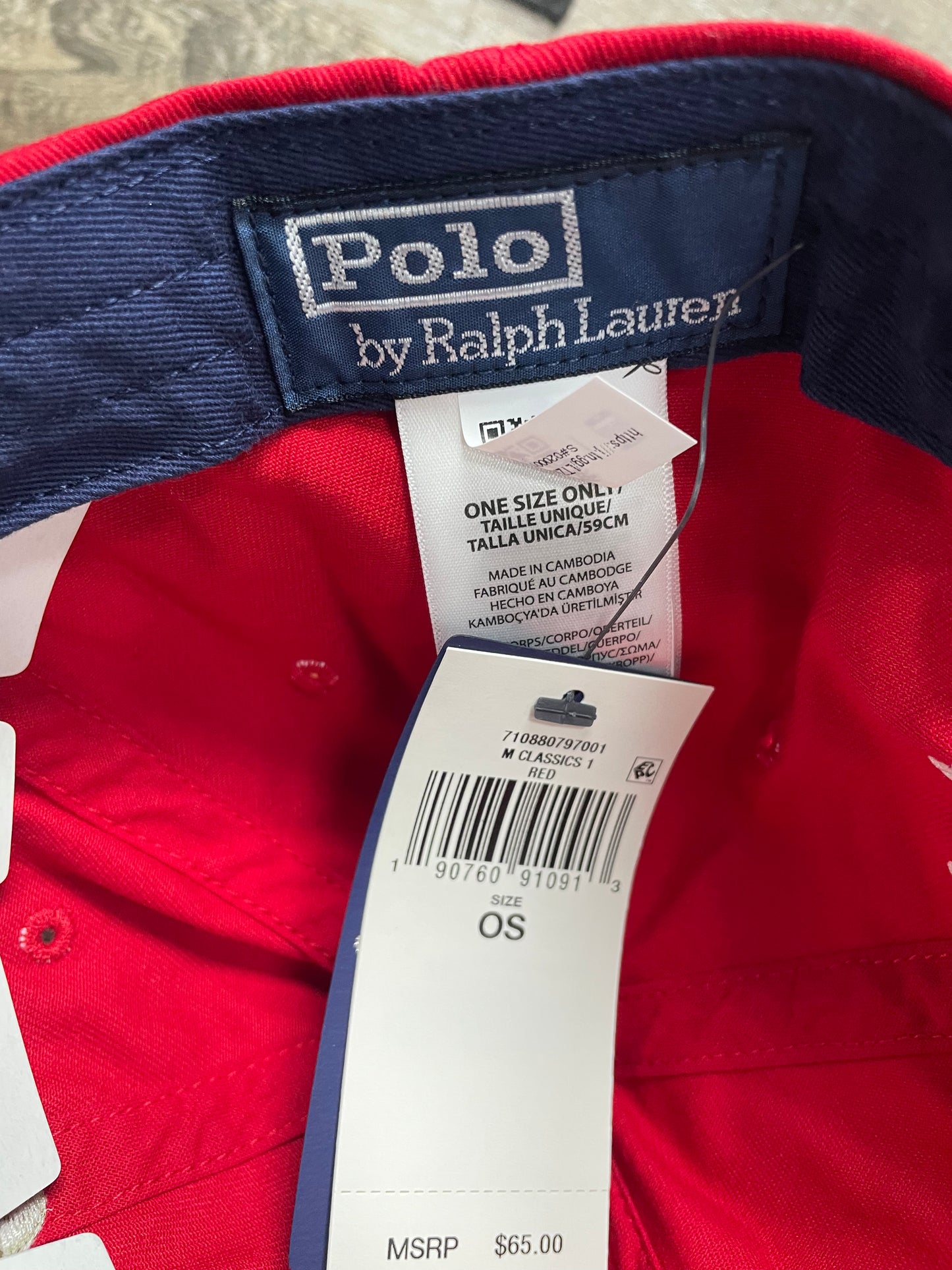 OS-Polo Ralph Lauren Cowboy Hat Bear Cap