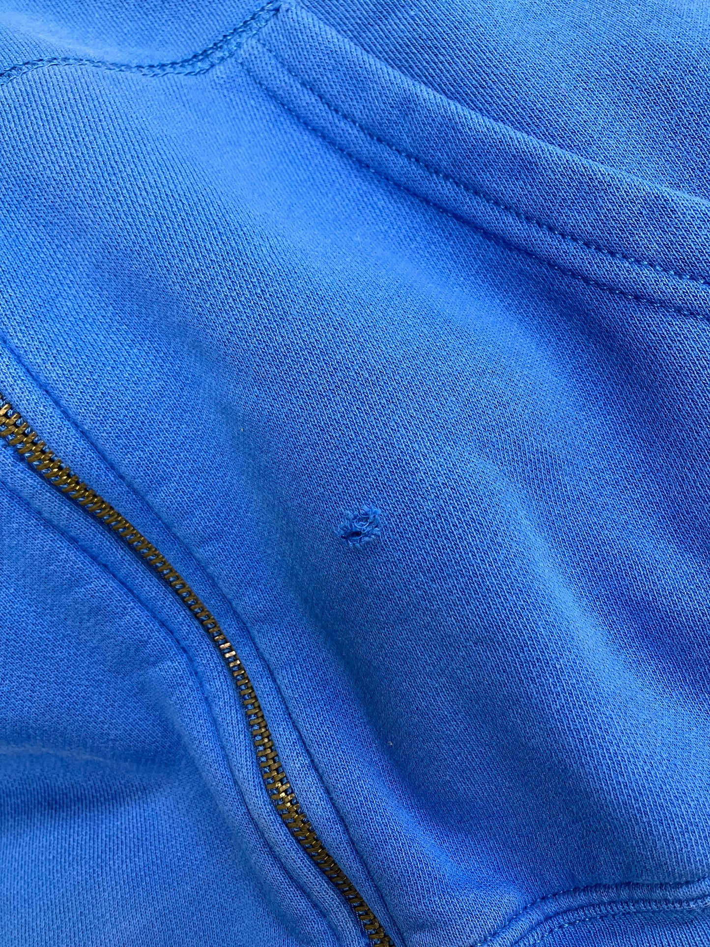 M-Polo Jeans Company Blue Logo Zip Up Hoodie