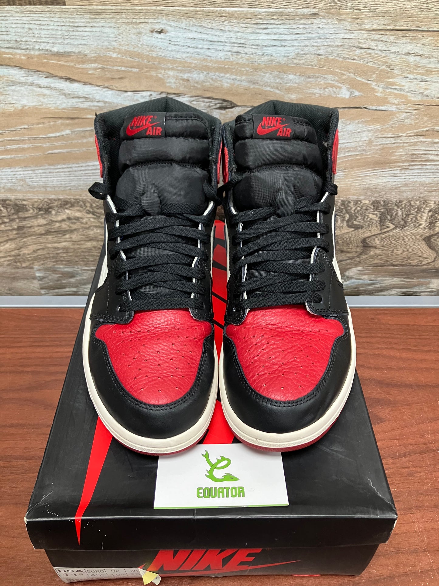 Jordan 1 Retro High Bred Toe Size 11.5