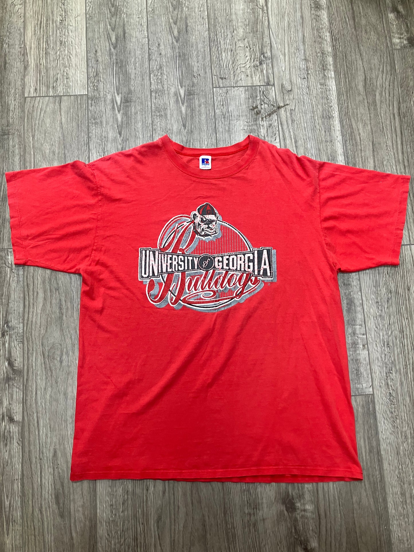 Vintage Russell UGA Bulldogs Tee Size XL