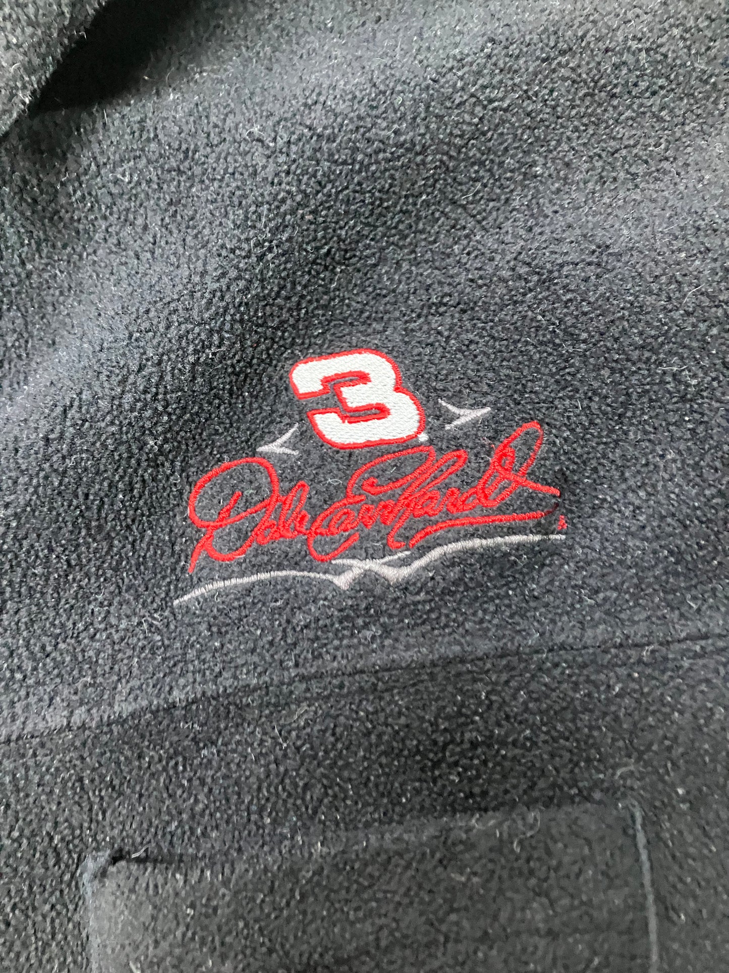 Dale Earnhardt Fleece Button Up Shirt Size L