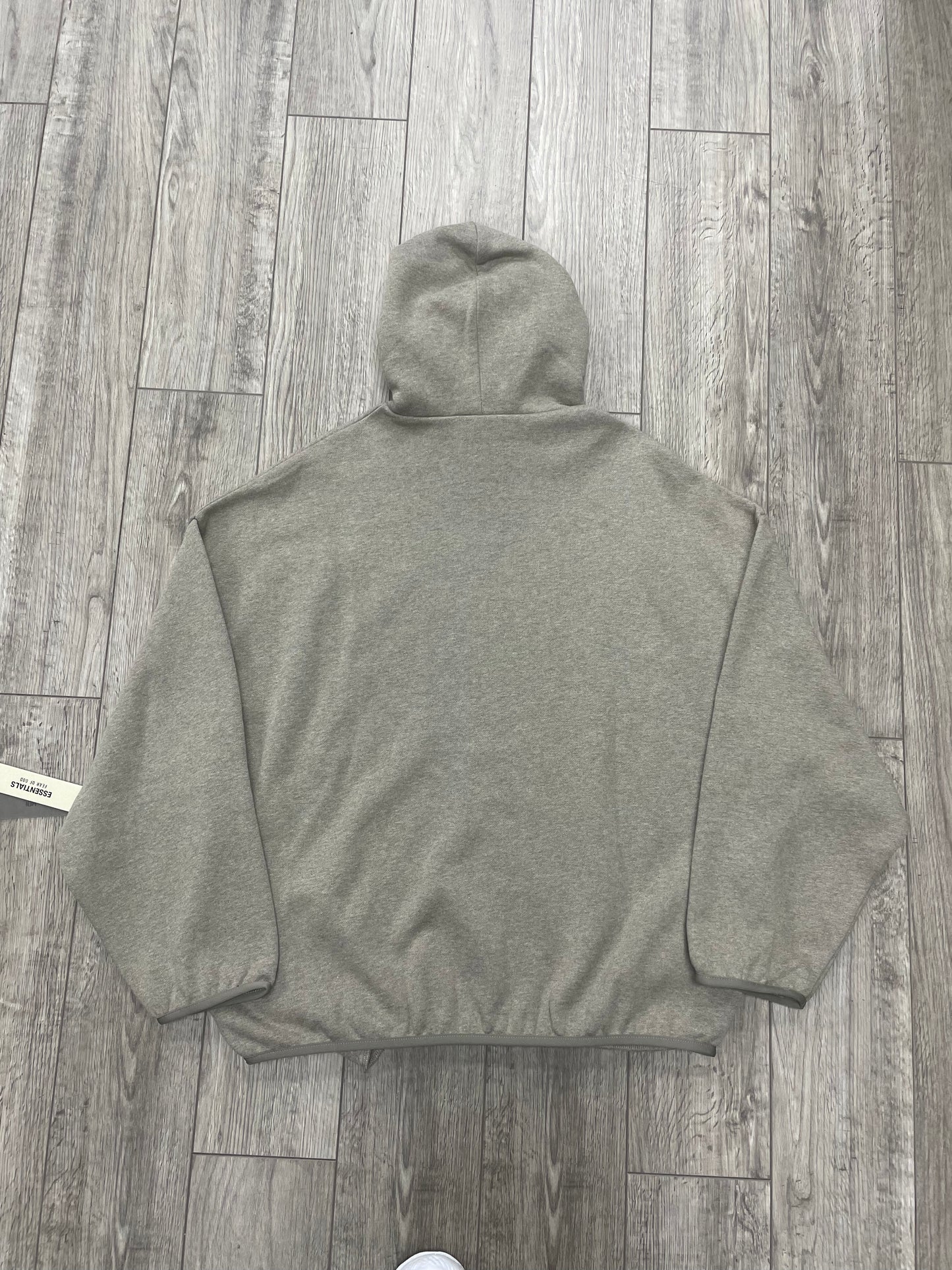 M-Fear of God Essentials Heather Grey Hoodie