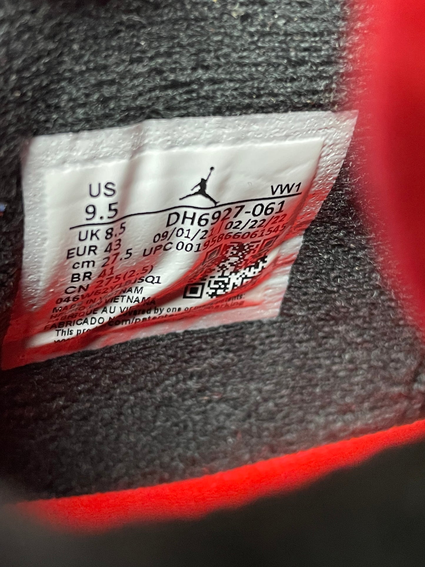 9.5-Air Jordan 4 Infrared