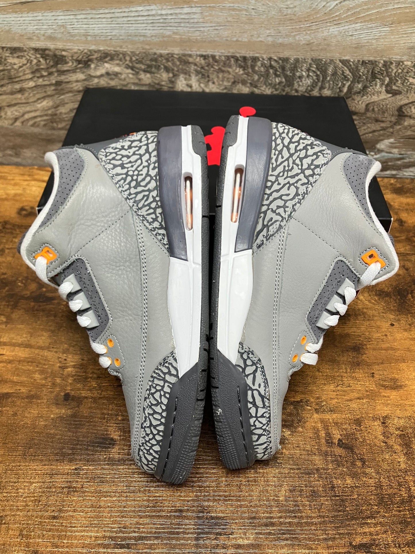 7Y-Air Jordan 3 cool grey