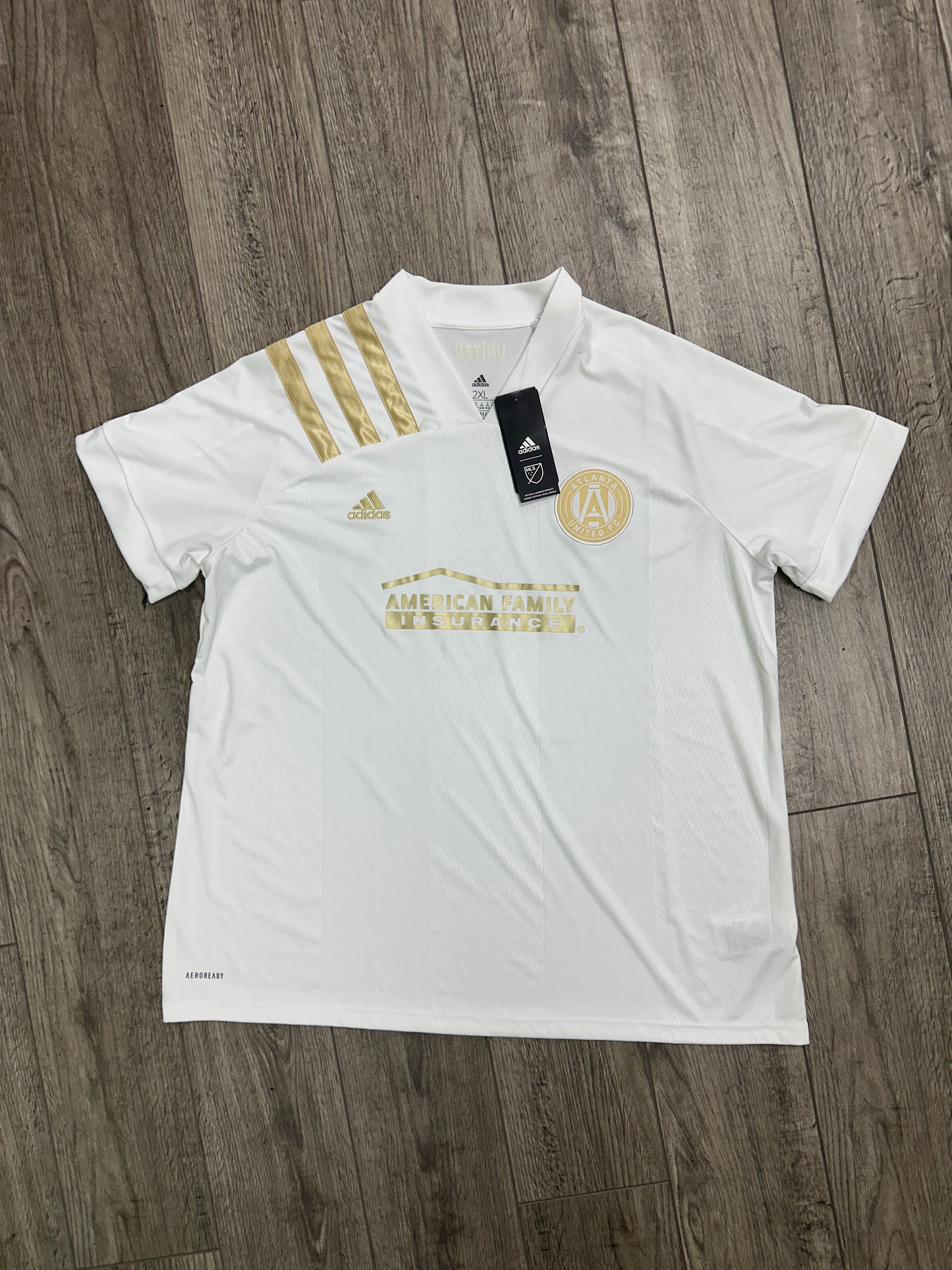 XXL-Adidas Atlanta United white Jersey