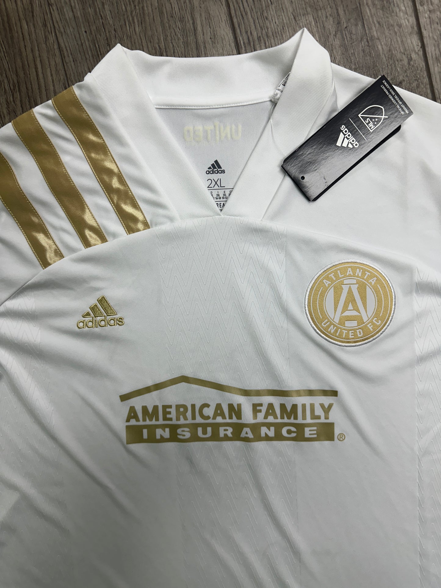 XXL-Adidas Atlanta United white Jersey
