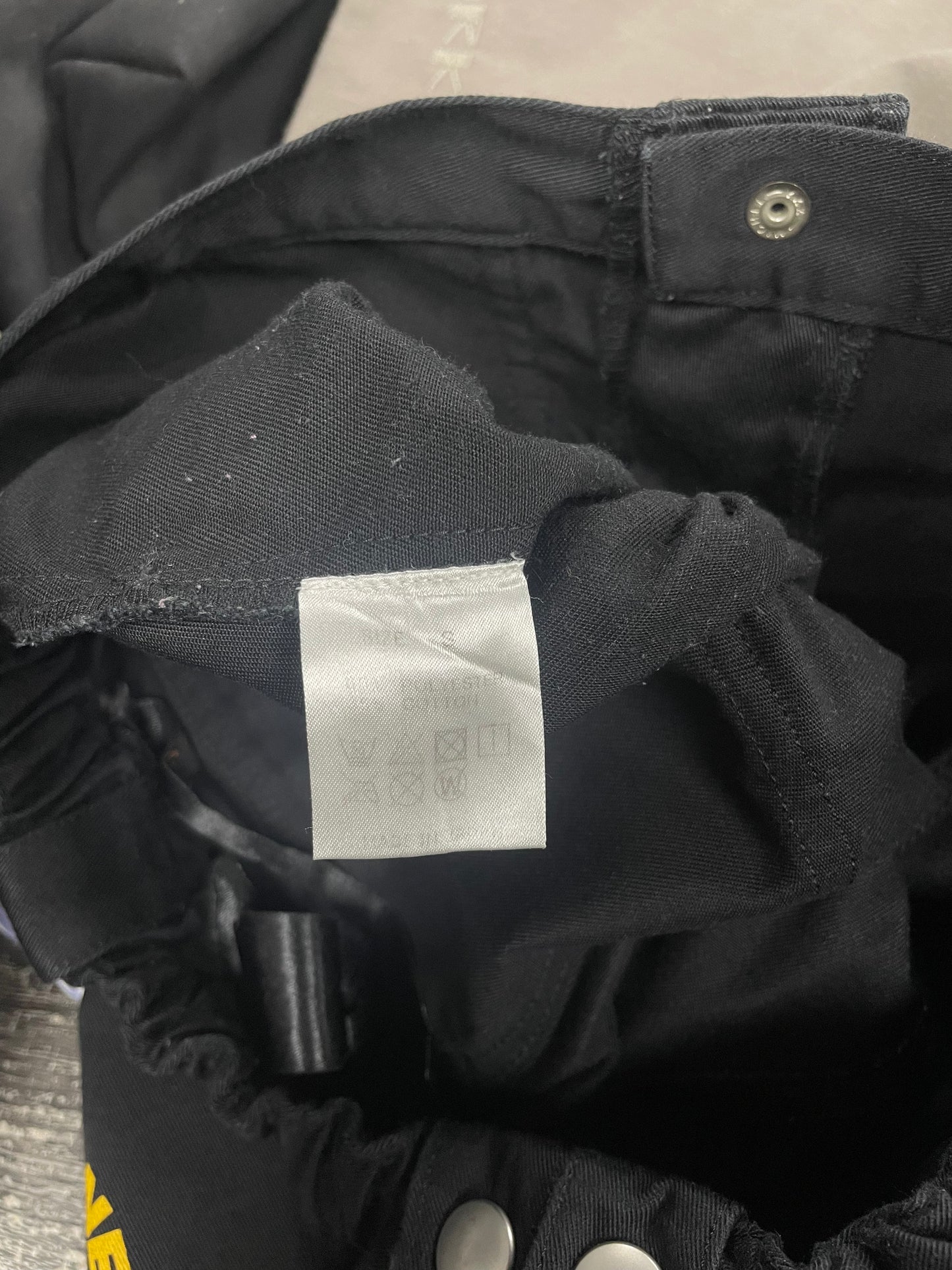 S-Vlone Black/Yellow Bondage Pants