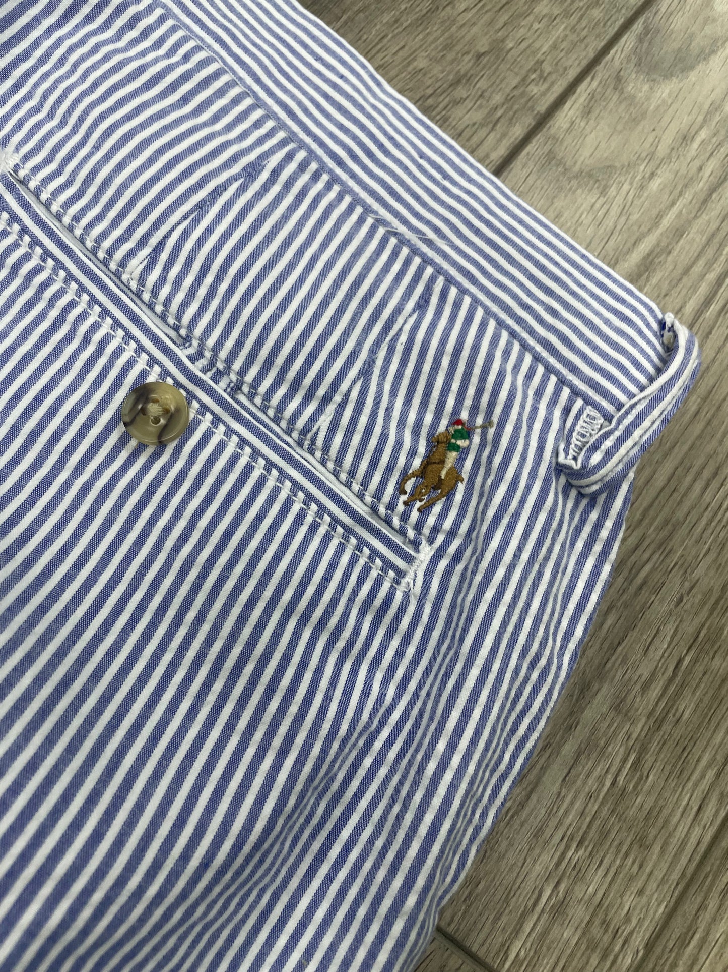 33-Polo Ralph Lauren Seersucker Shorts