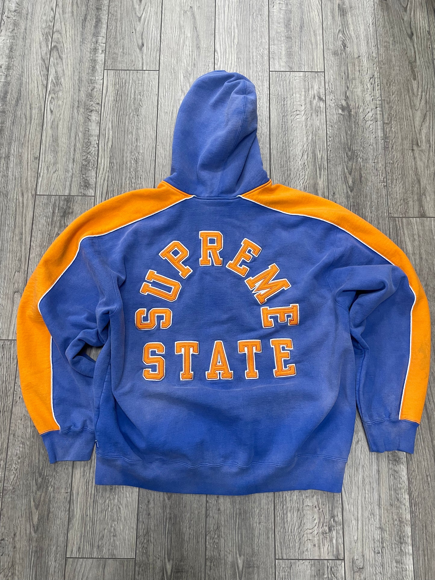 2XL-Supreme State Zip Up Hoodie