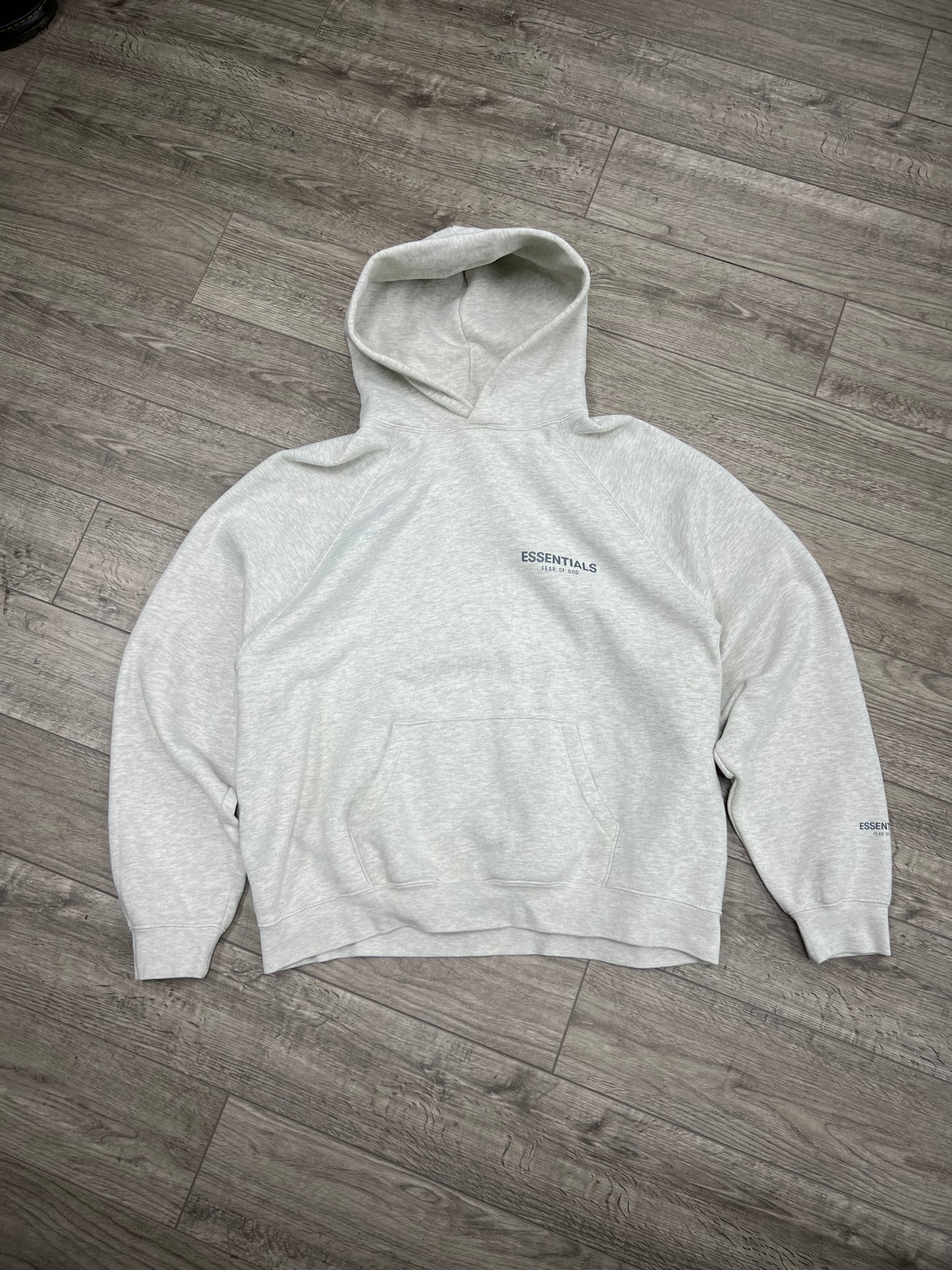 XL-Fear Of God Essentials Grey hoodie
