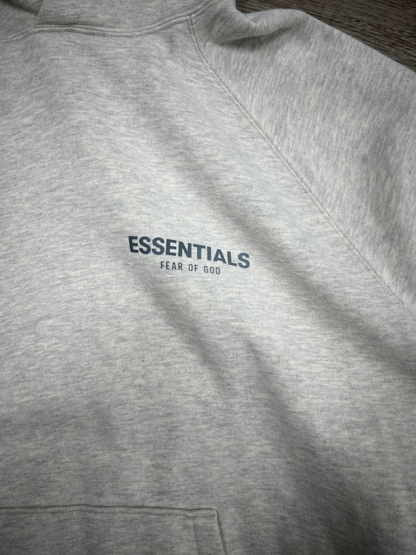 XL-Fear Of God Essentials Grey hoodie