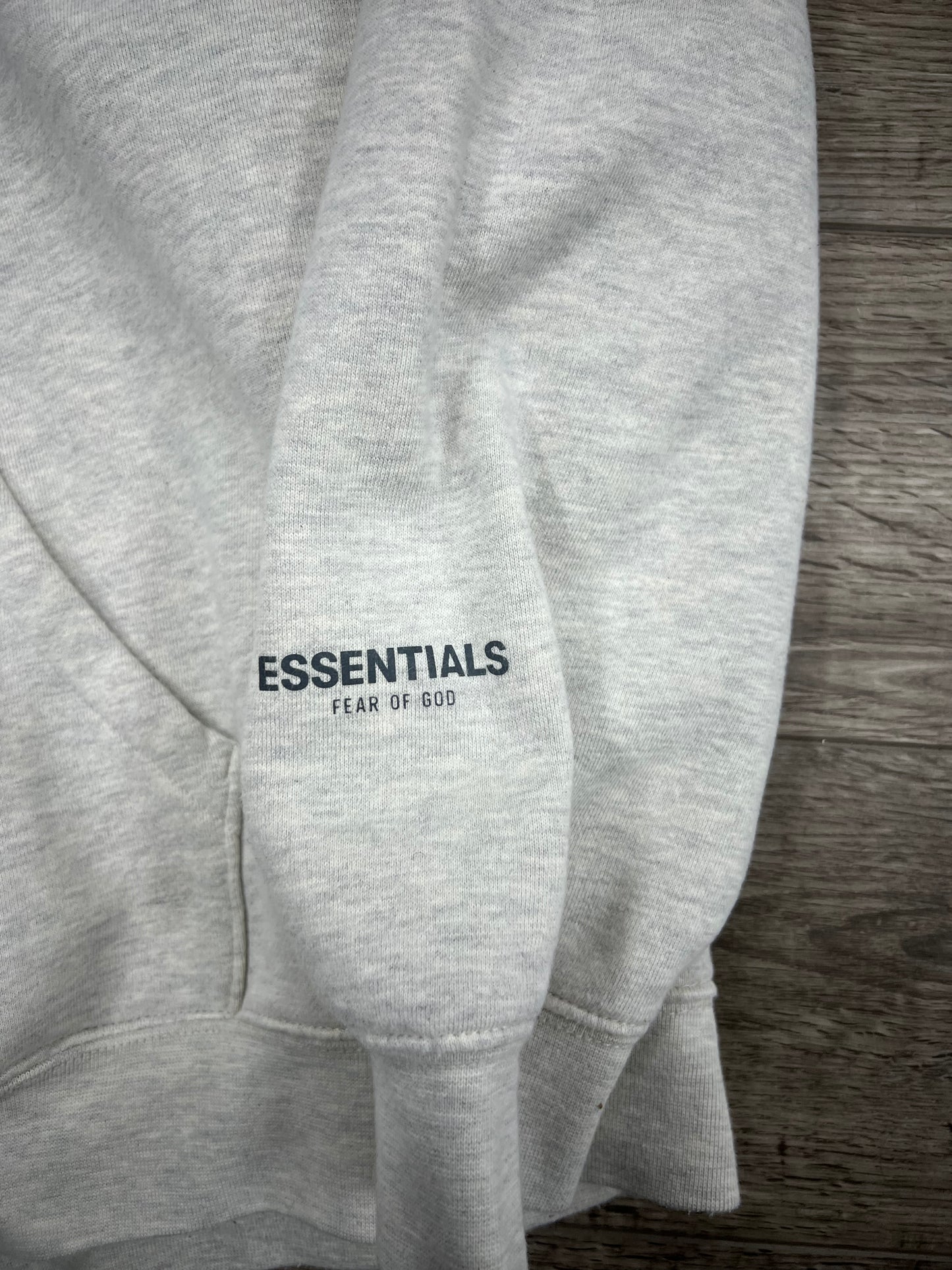 XL-Fear Of God Essentials Grey hoodie