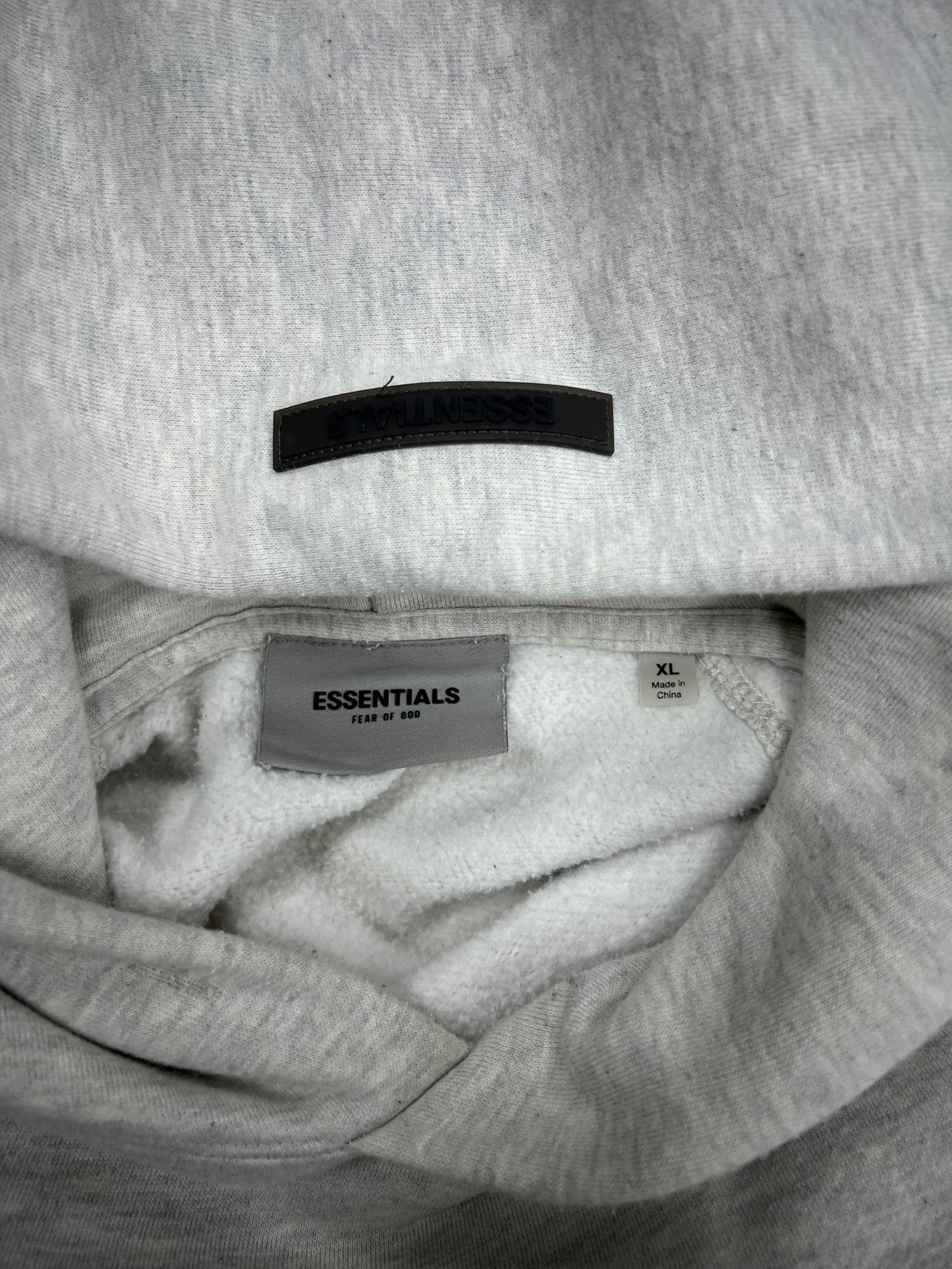 XL-Fear Of God Essentials Grey hoodie