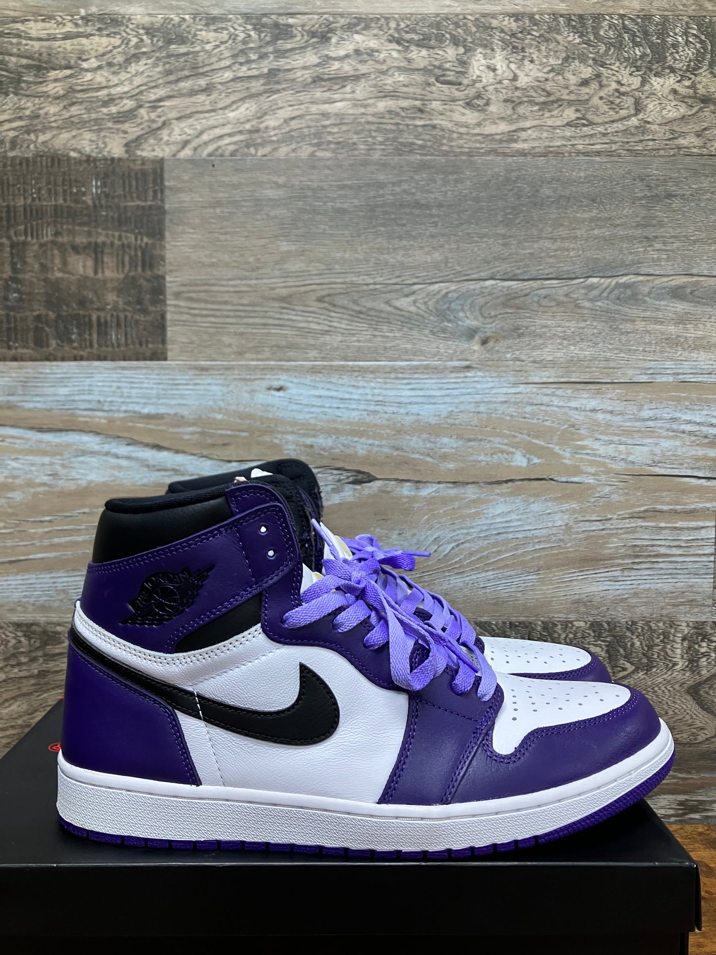 Air Jordan 1 Court Purple Sz 12