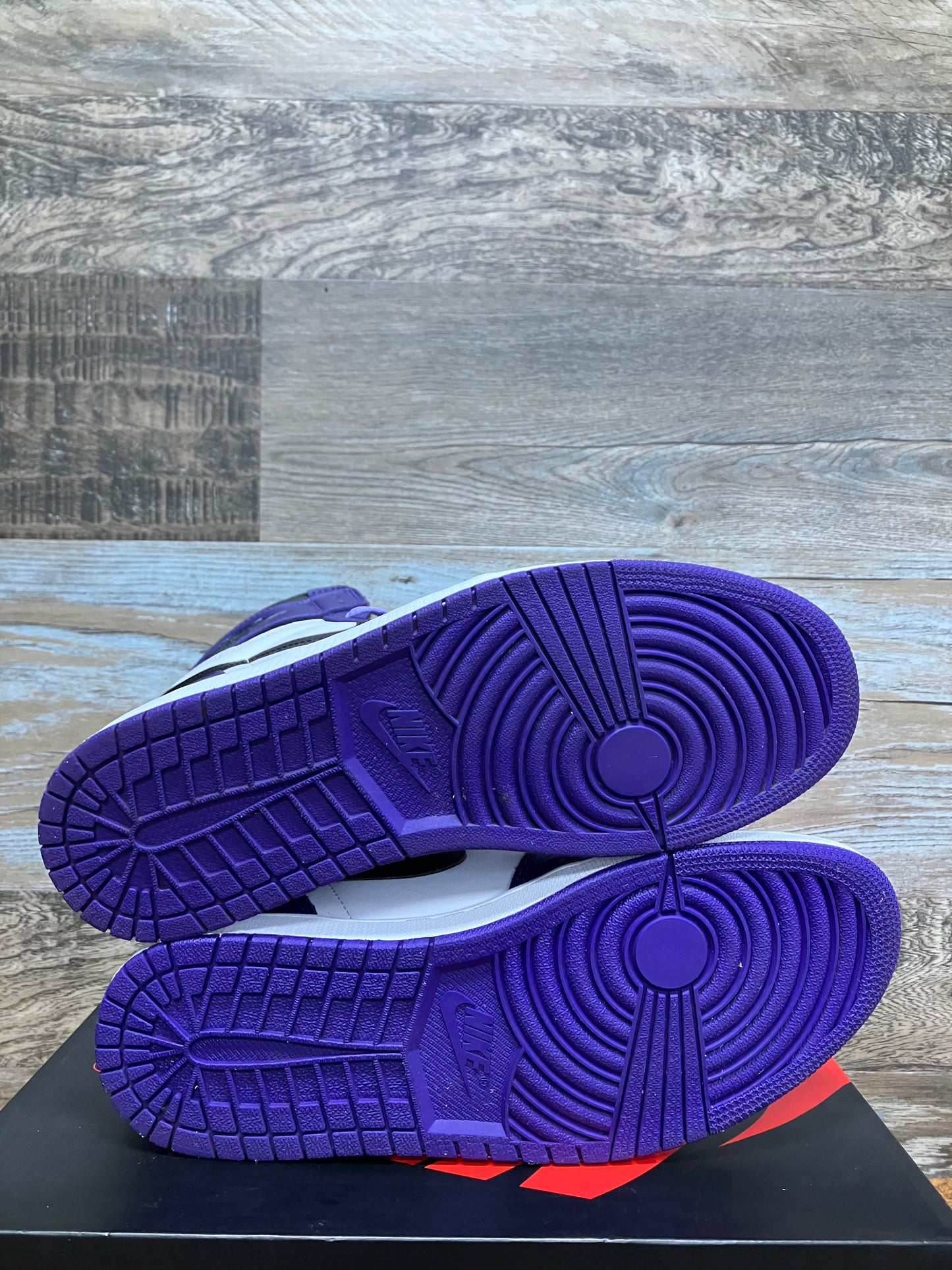 Air Jordan 1 Court Purple Sz 12