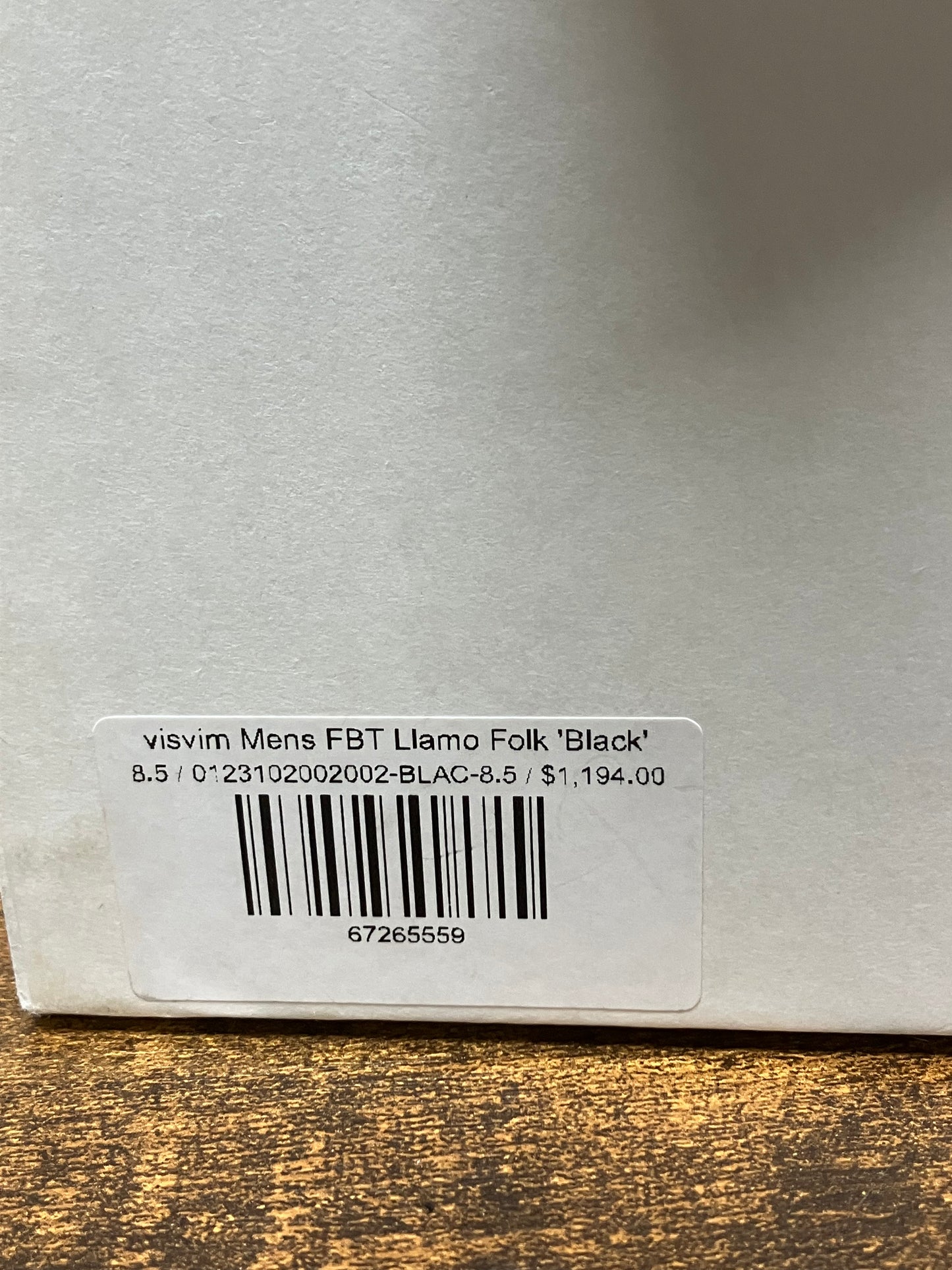 8.5-Visvim FTB Lhamo folk sneaker
