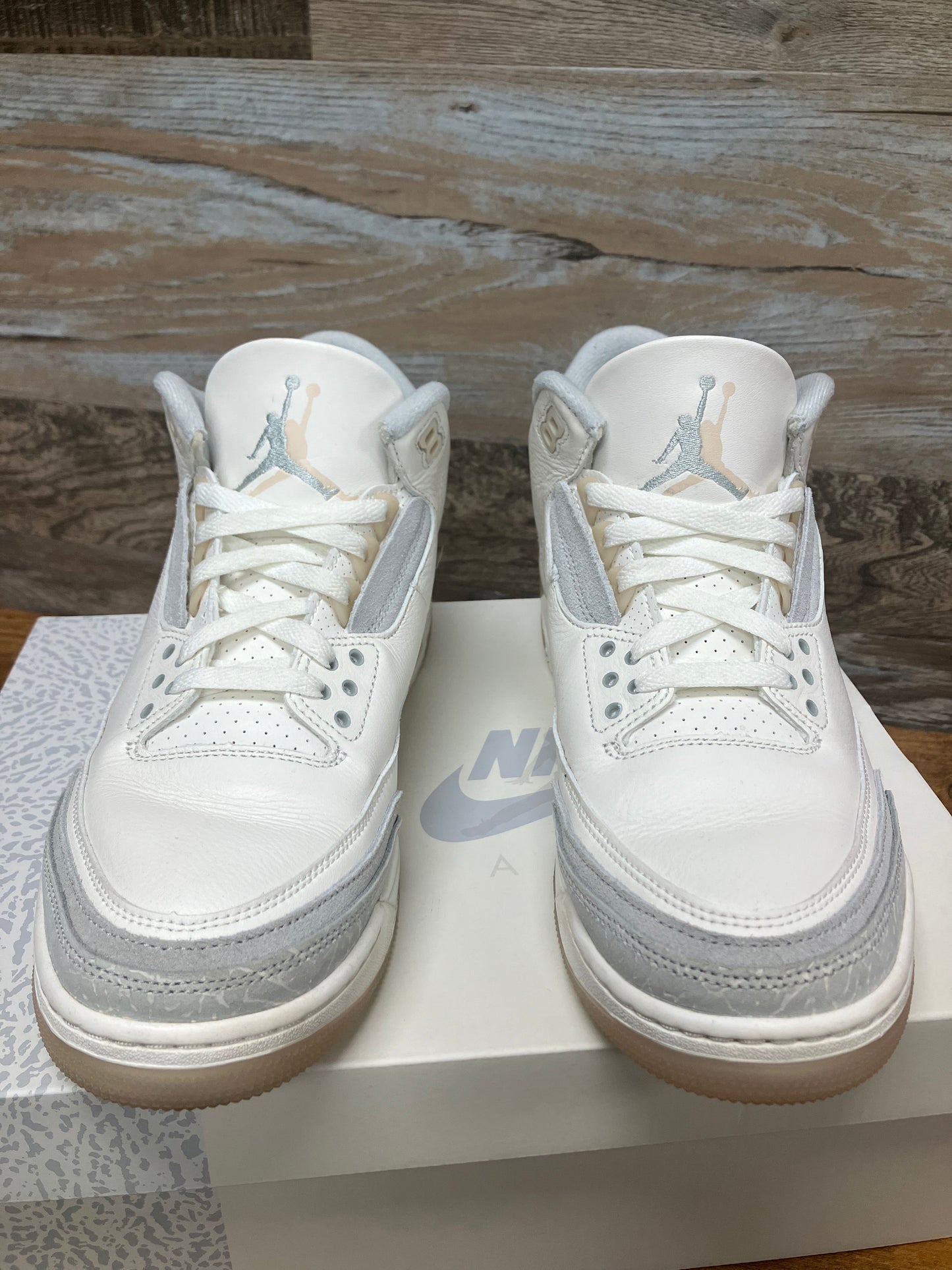 10.5-Air Jordan 3 Retro Craft ivory