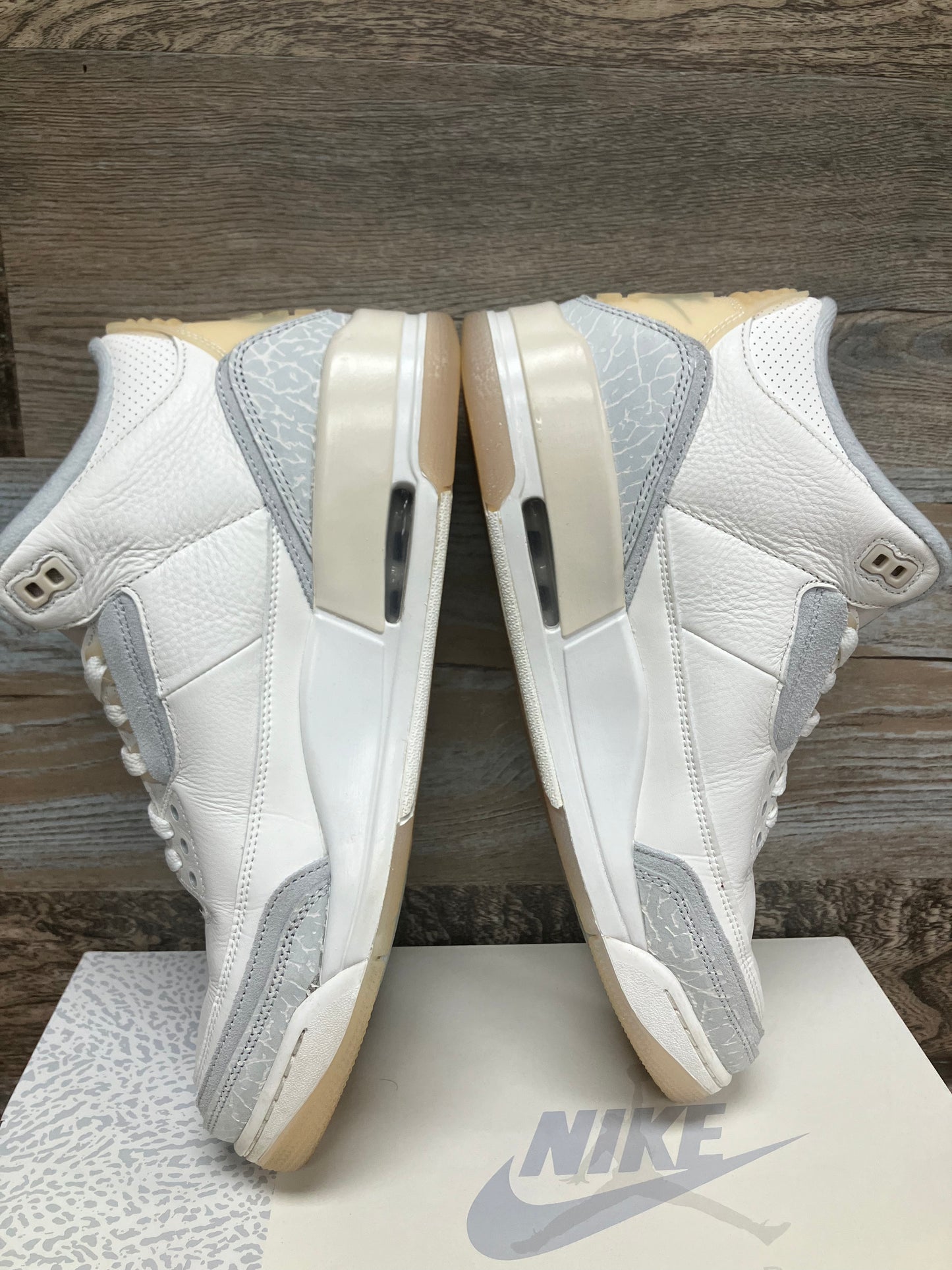 10.5-Air Jordan 3 Retro Craft ivory