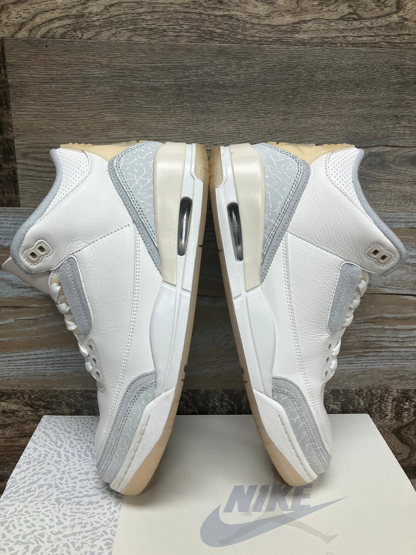 10.5-Air Jordan 3 Retro Craft ivory