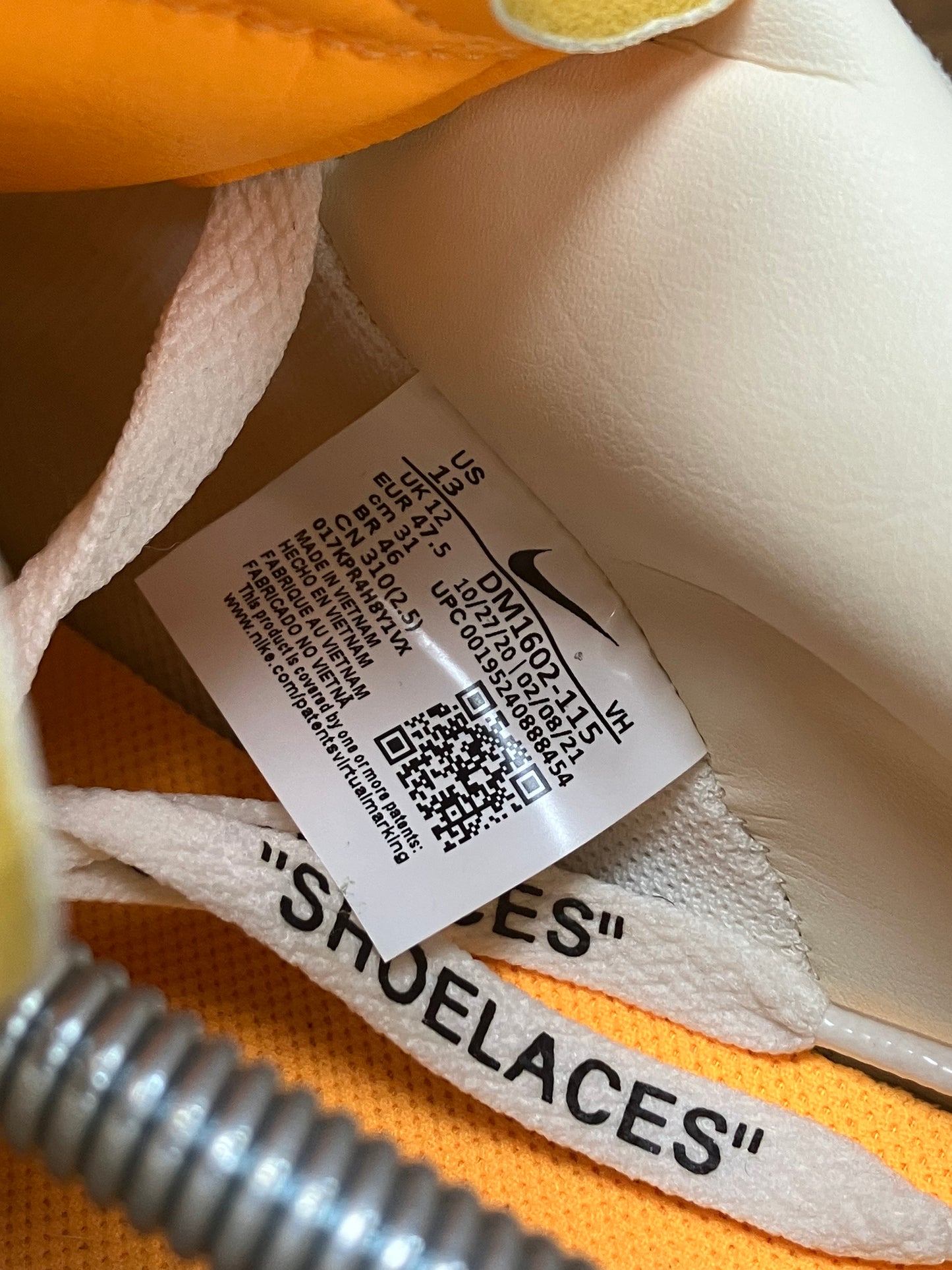 13-Nike Off-white dunk Lot 02 of 50