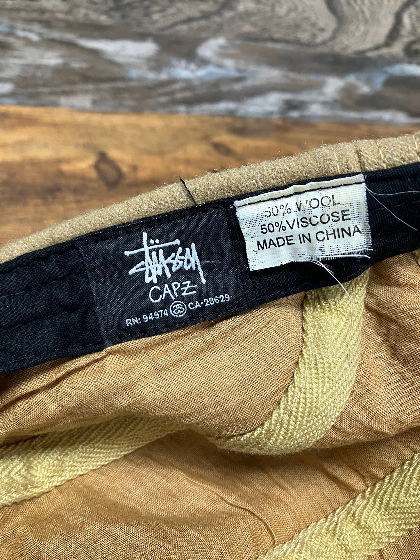 OS-Stussy Mountain Patch wool Hat