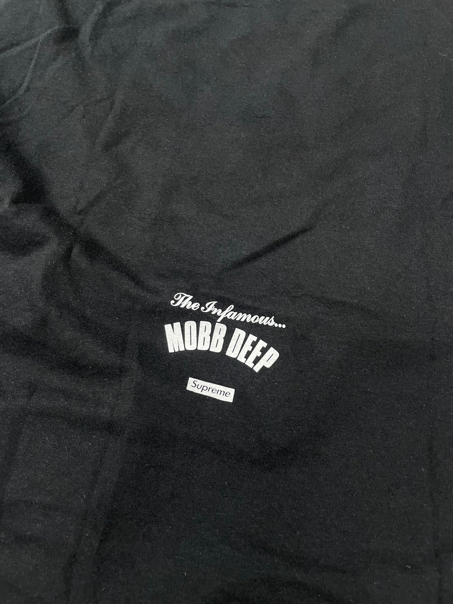 L - Supreme Mobb Deep Dragon Black Tee