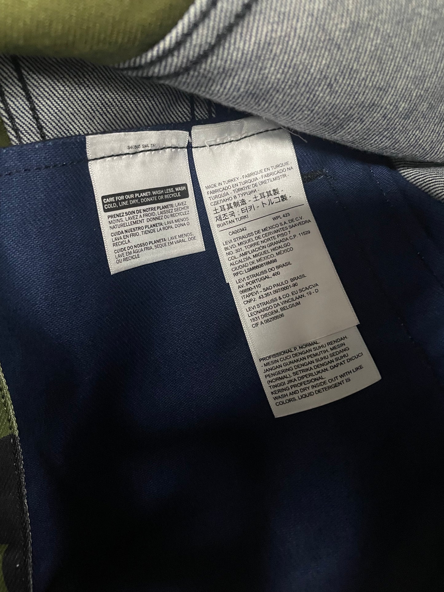 M - Bape x Levi's Multicolor Camo Trucker Jacket