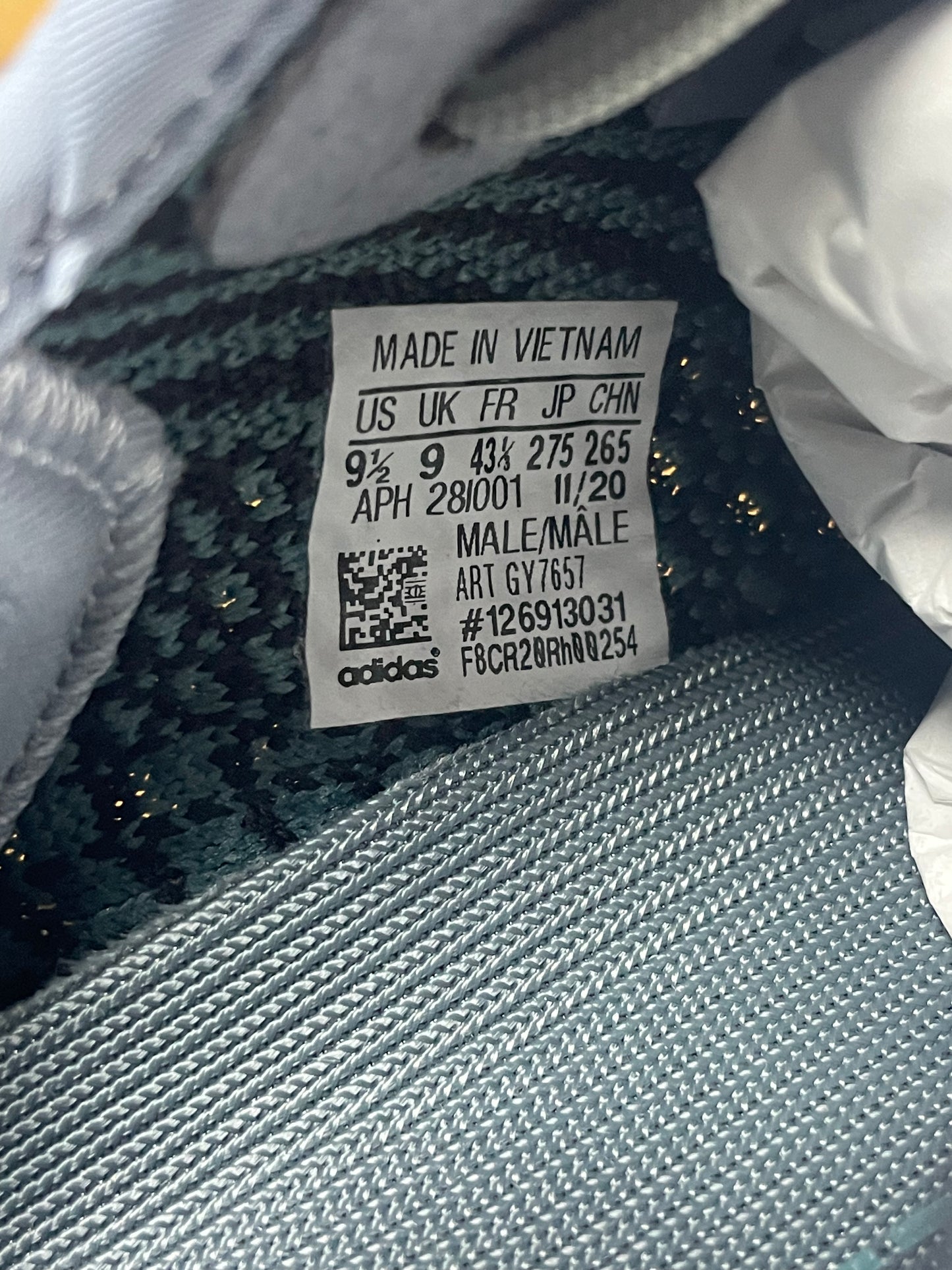 9.5 - adidas Yeezy Boost 350 V2 Ash Blue