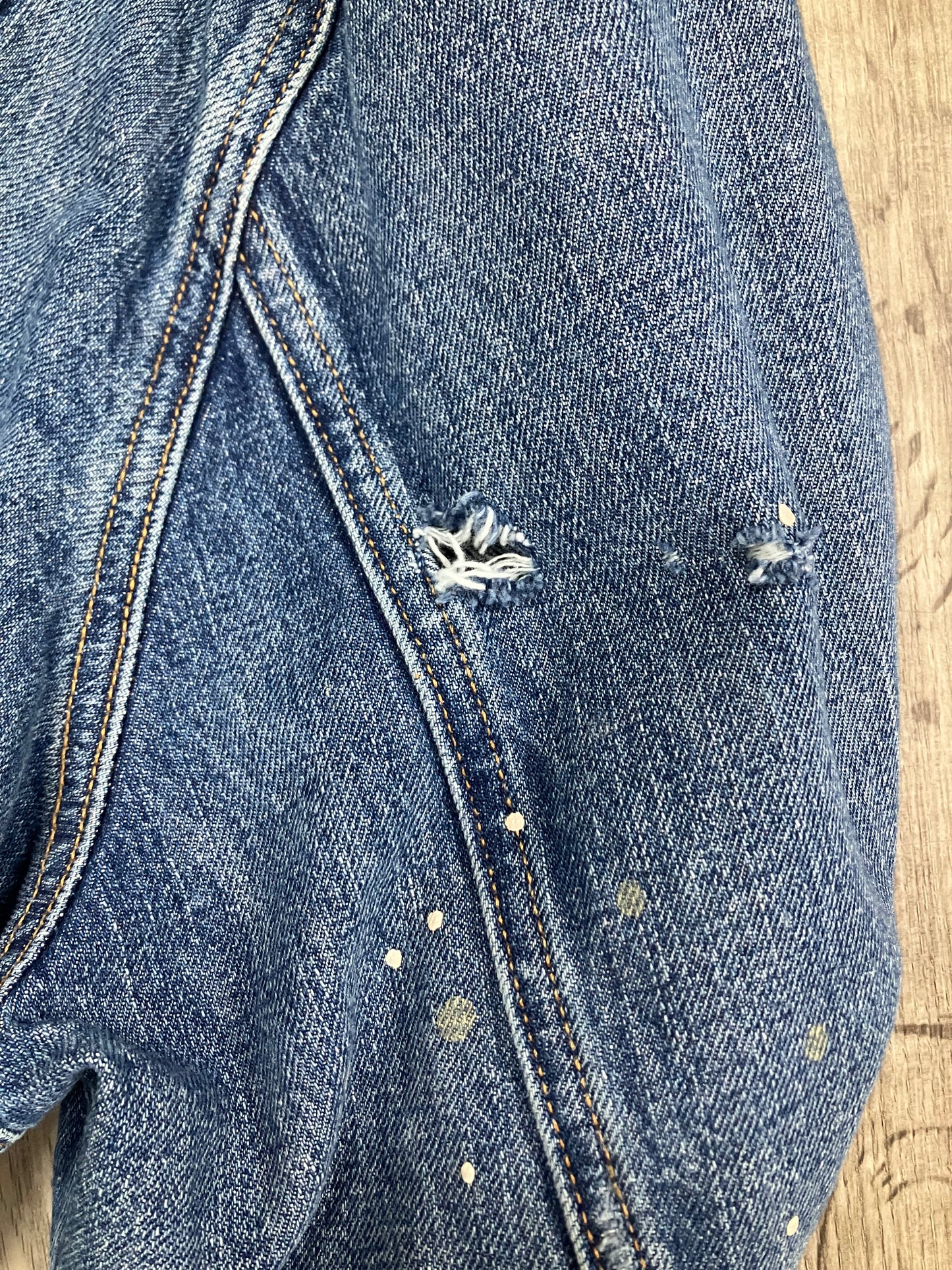 XXL-Polo Denim And supply Paint denim jacket