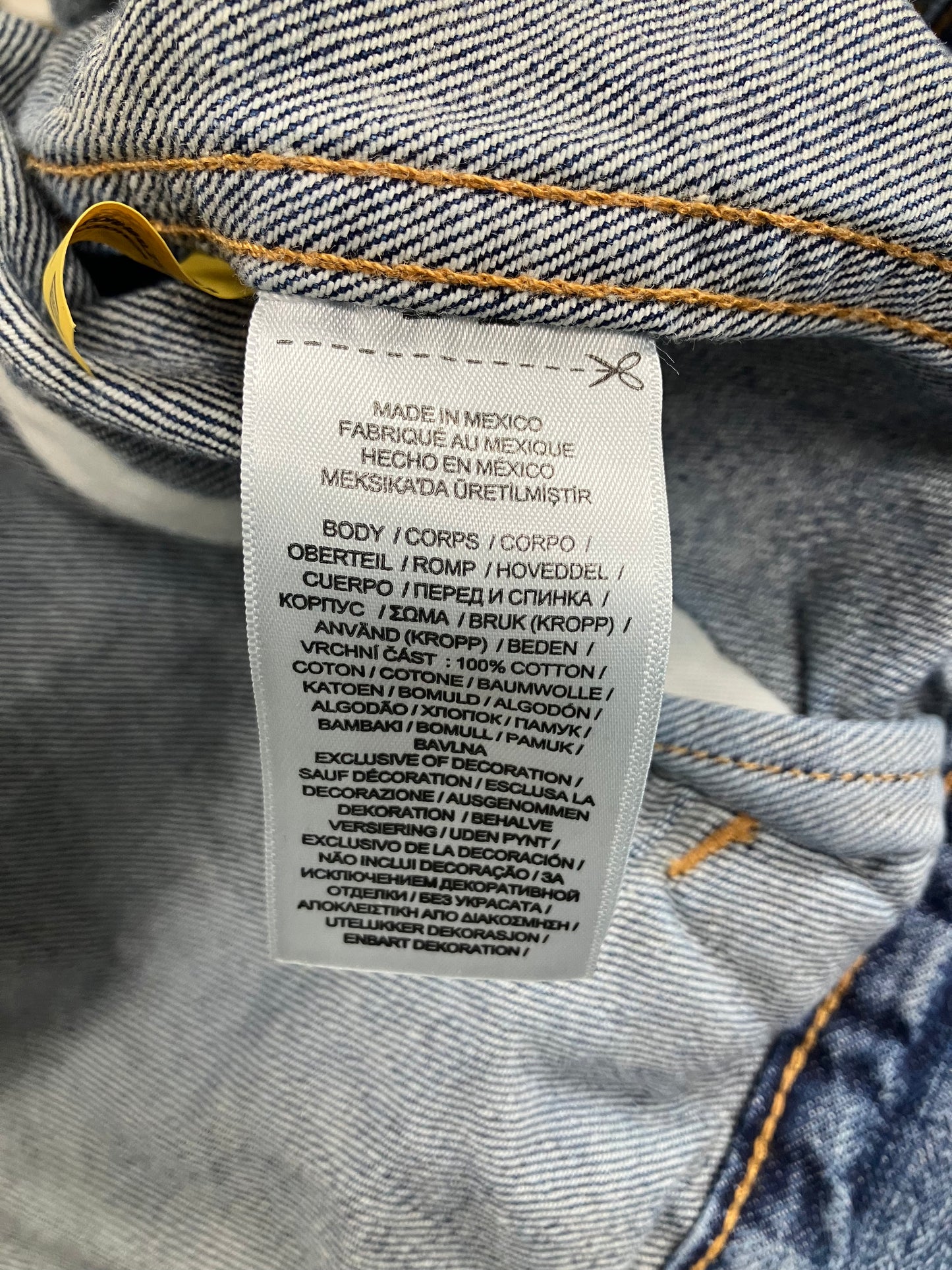 XXL-Polo Denim And supply Paint denim jacket