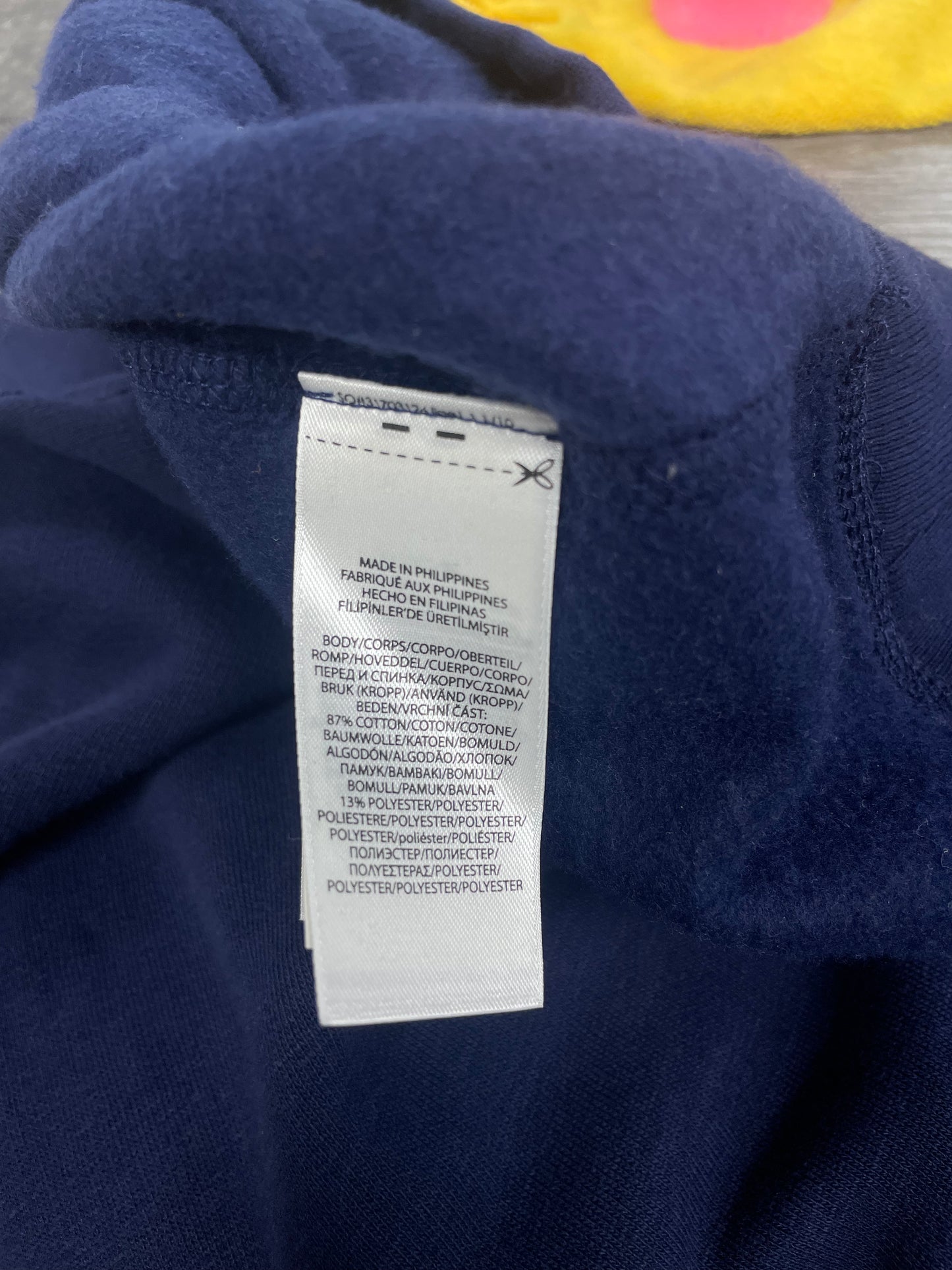 L - Polo Ralph Lauren Navy Fleece Tigers Hoodie