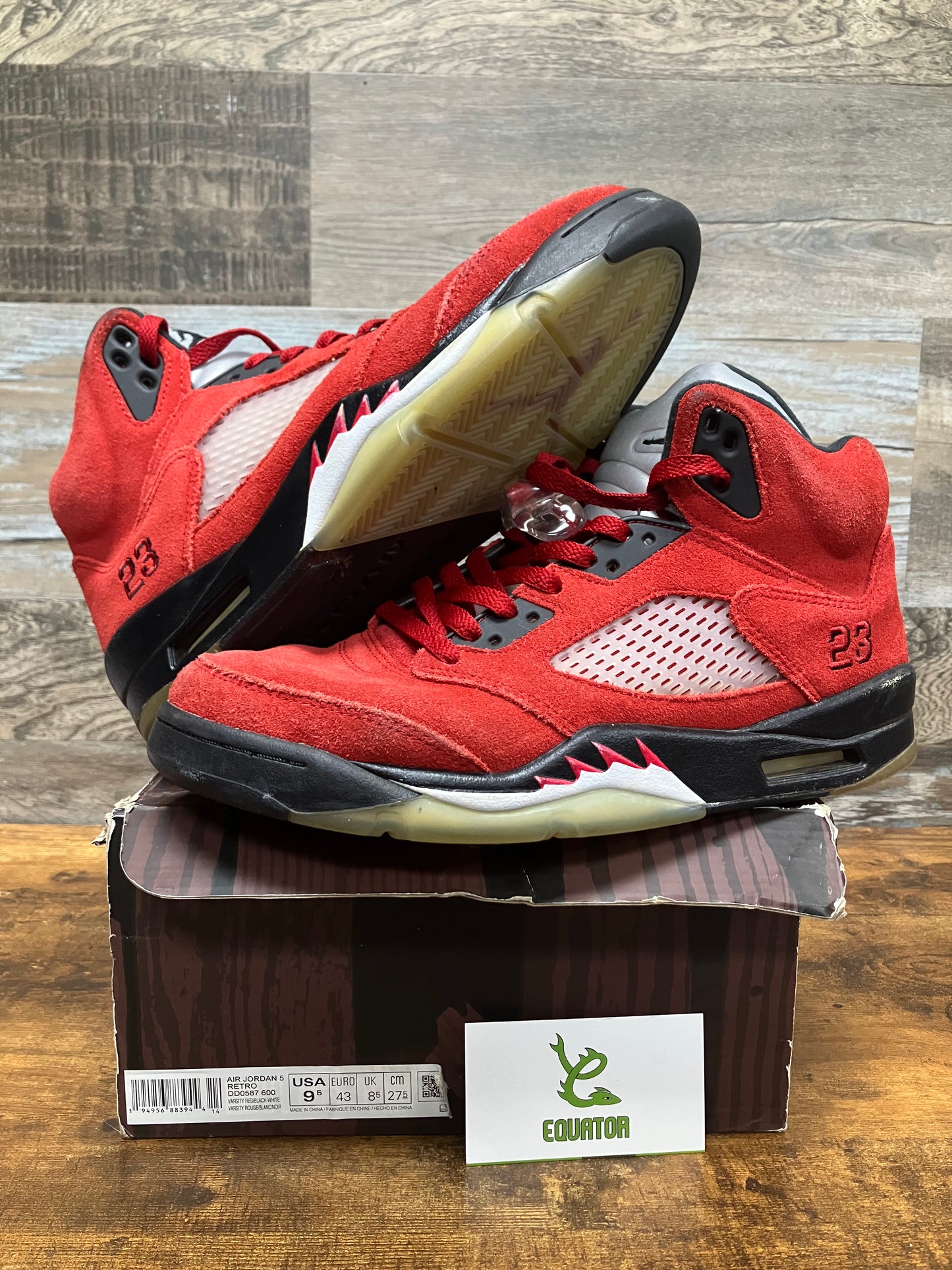 Jordan 5 Retro Raging Bull Size 9.5