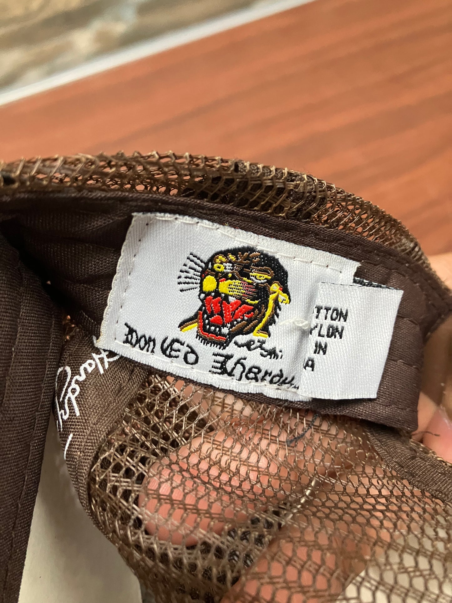 Ed Hardy Brown Bedazzled Trucker Hat