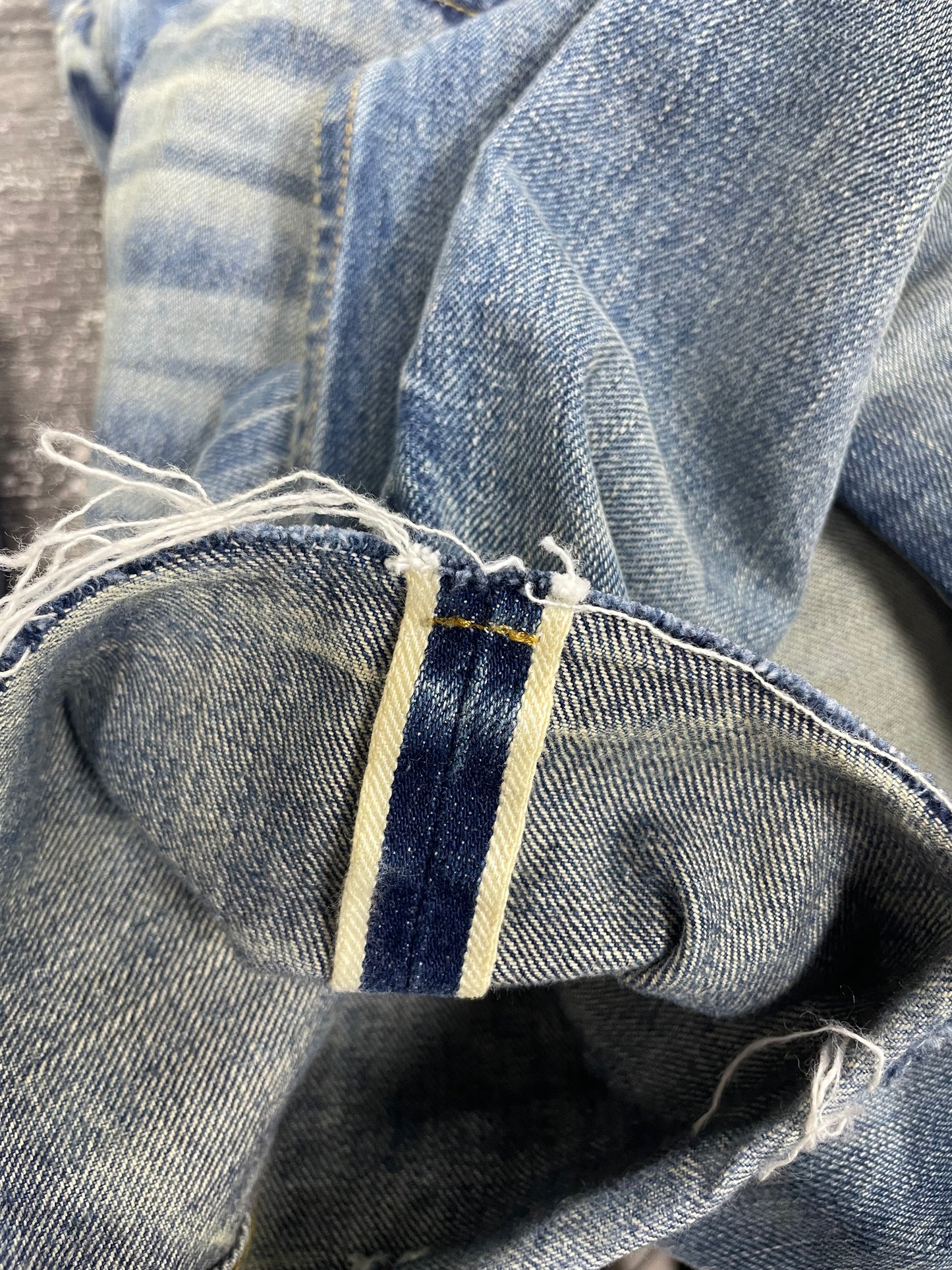 32 - Fear Of God Seventh Collection Raw Hem Selvedge Jeans