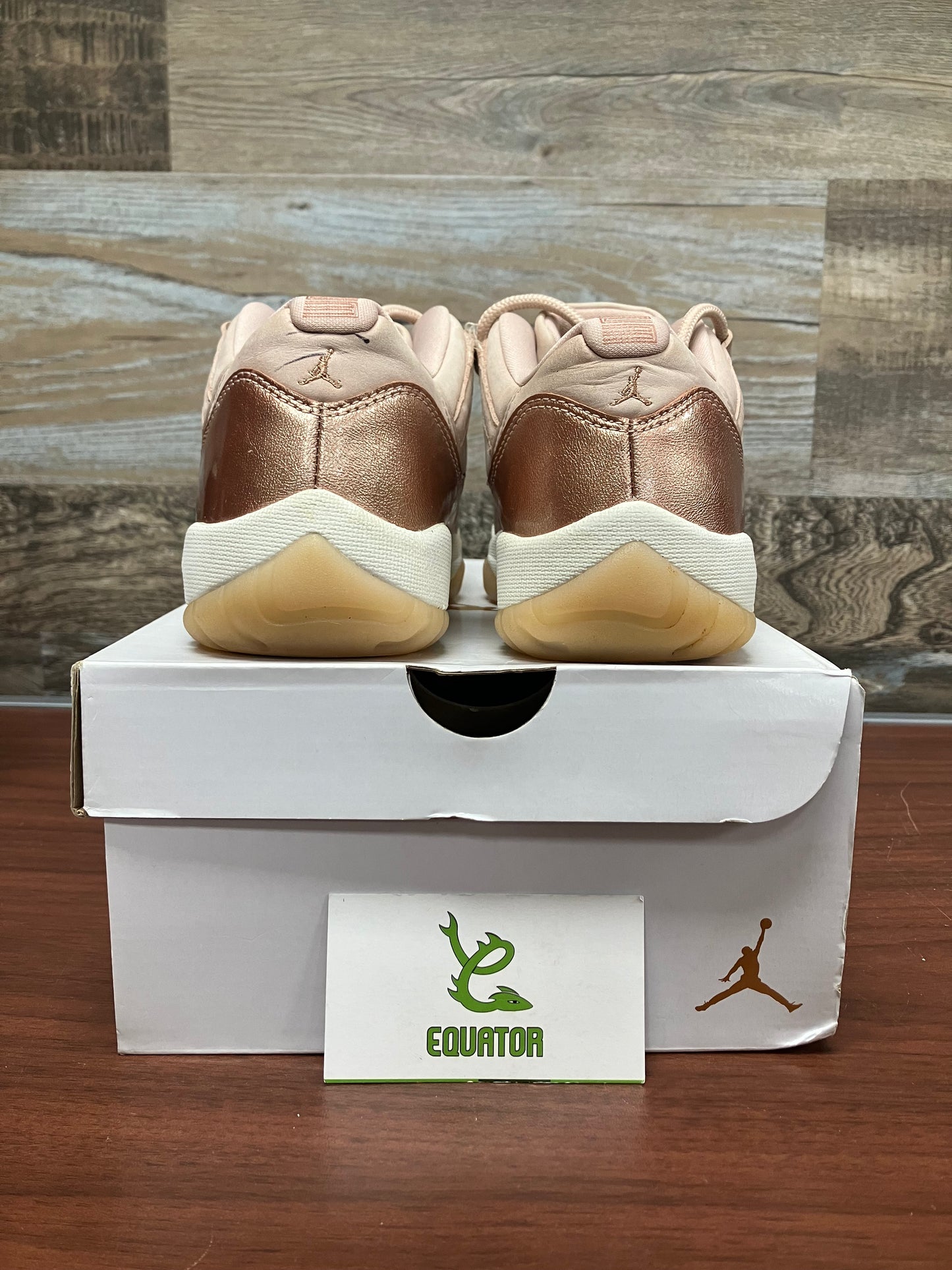 Jordan 11 Retro Low Rose Gold Size 7W/5.5M