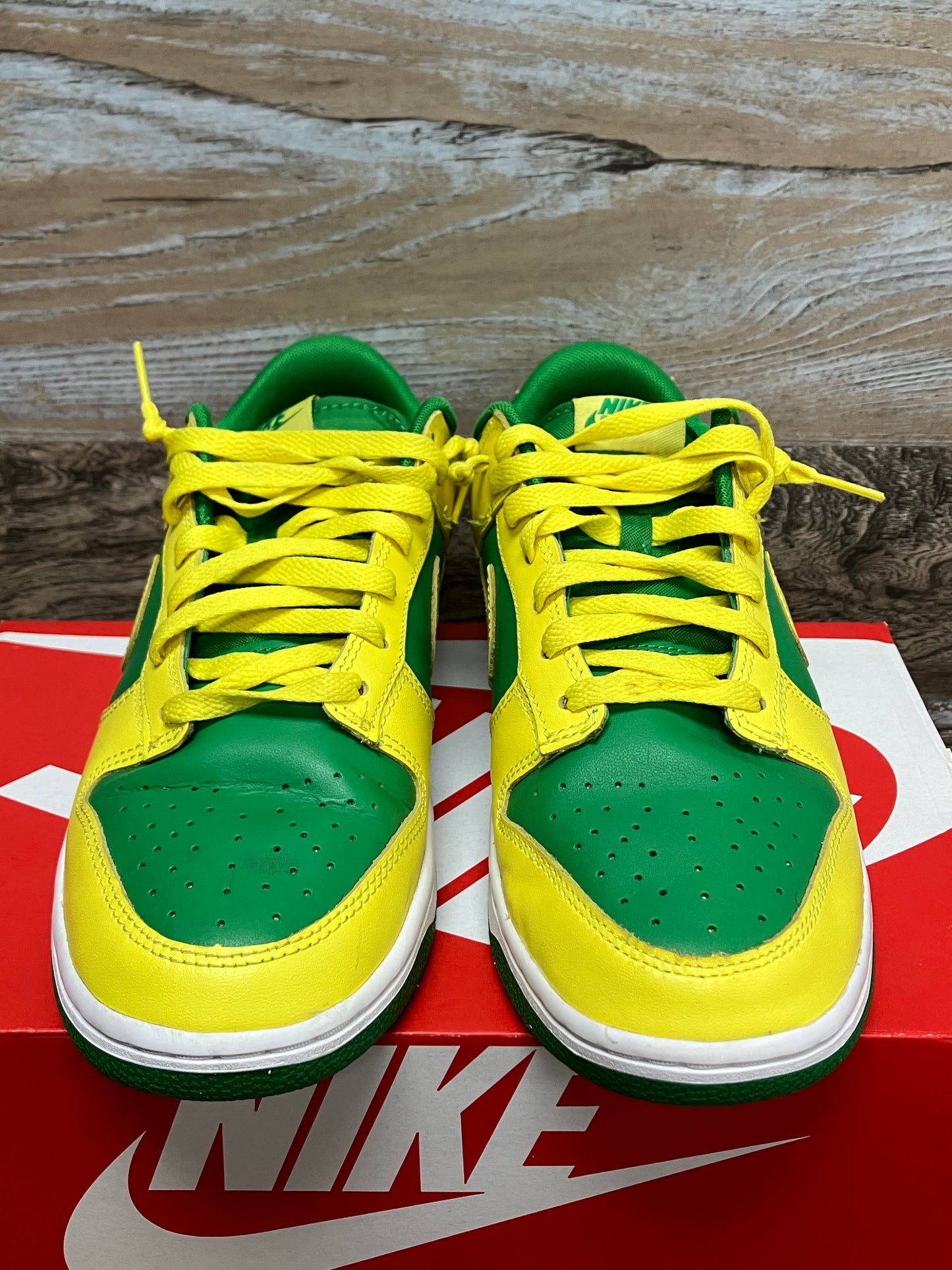 9.5-Nike Dunk Low Reverse Brazil