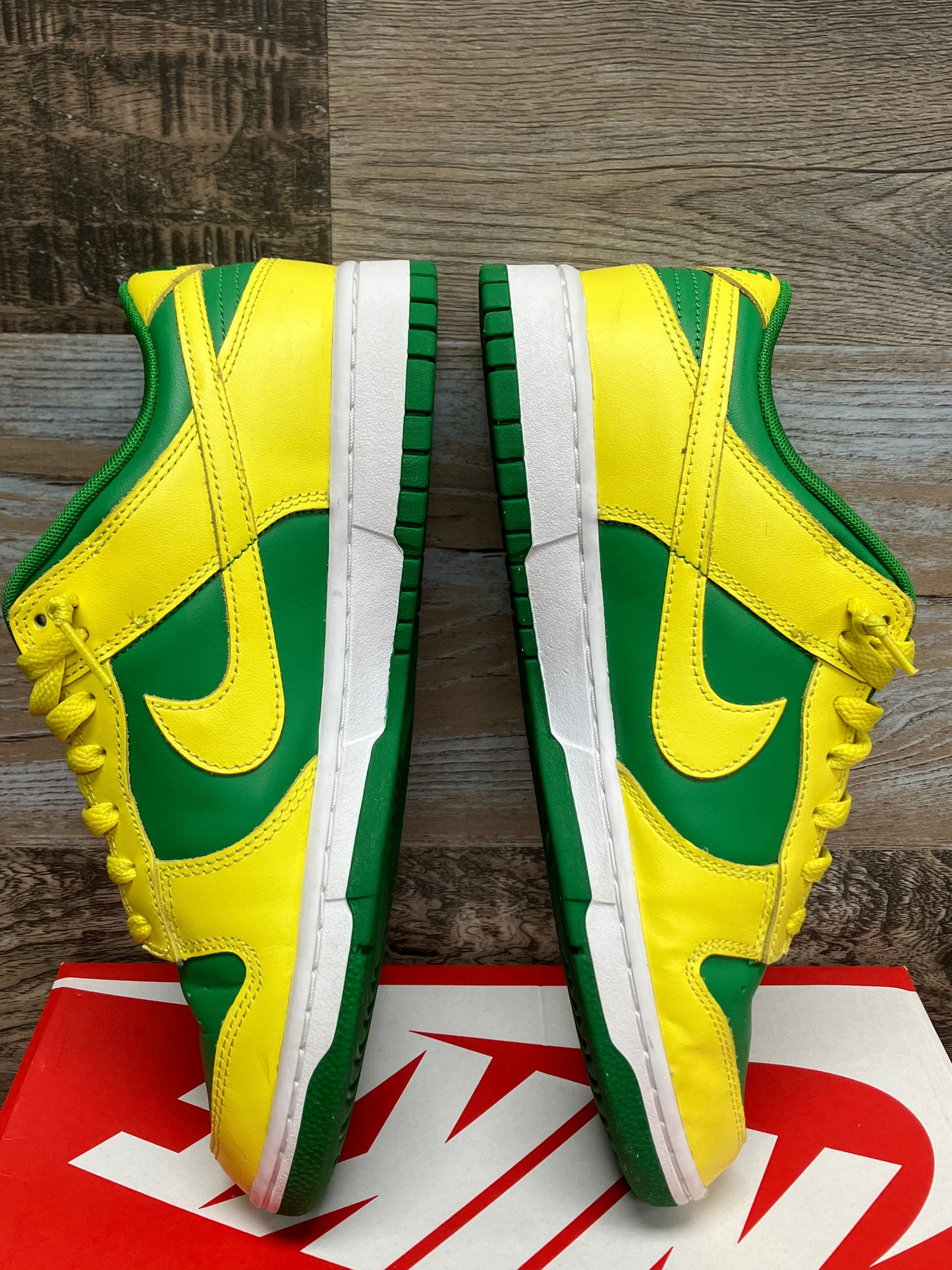 9.5-Nike Dunk Low Reverse Brazil