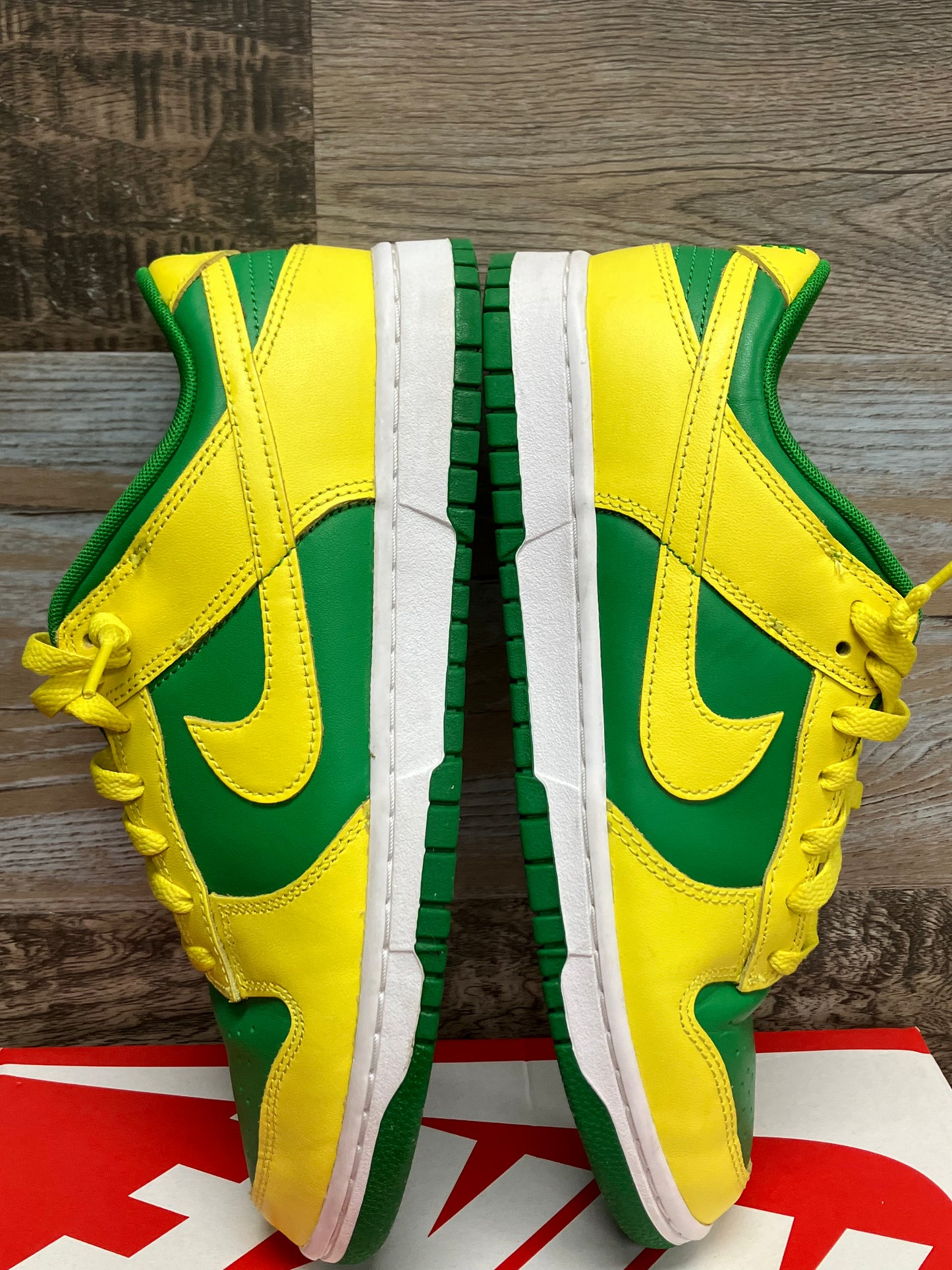 9.5-Nike Dunk Low Reverse Brazil