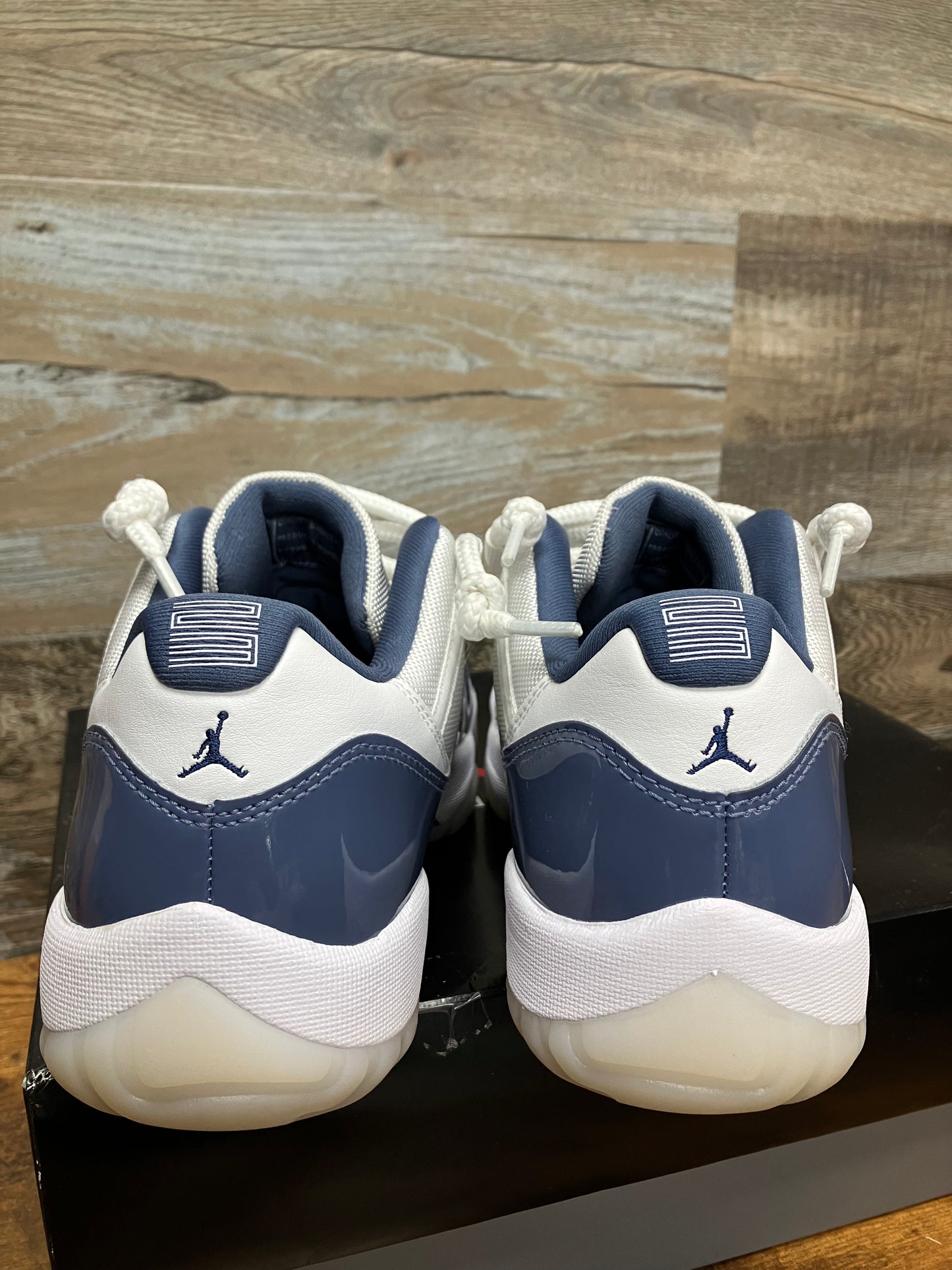 10.5-Air Jordan 11 low diffused blue