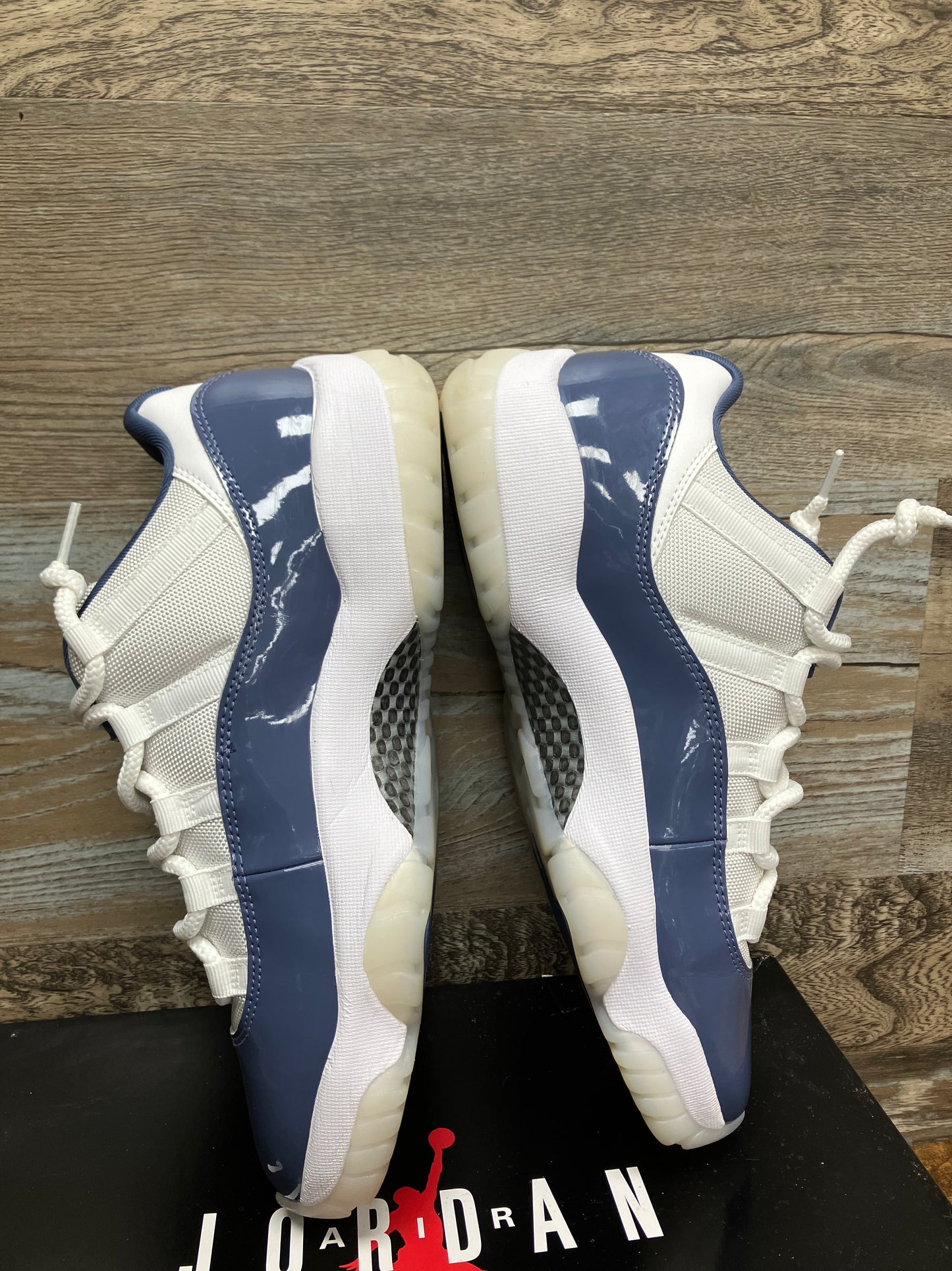 10.5-Air Jordan 11 low diffused blue